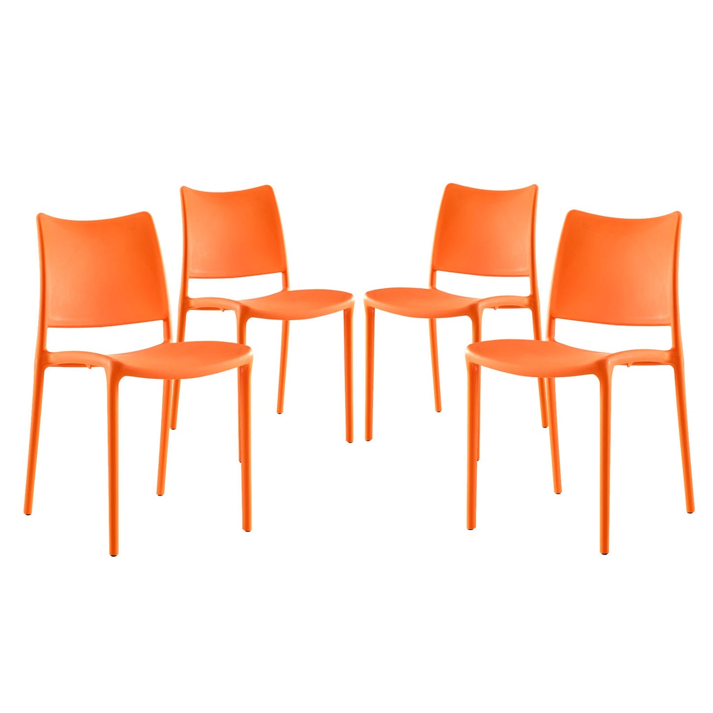 Modway Hipster Dining Side Chair - Set of 4 | Dining Chairs | 