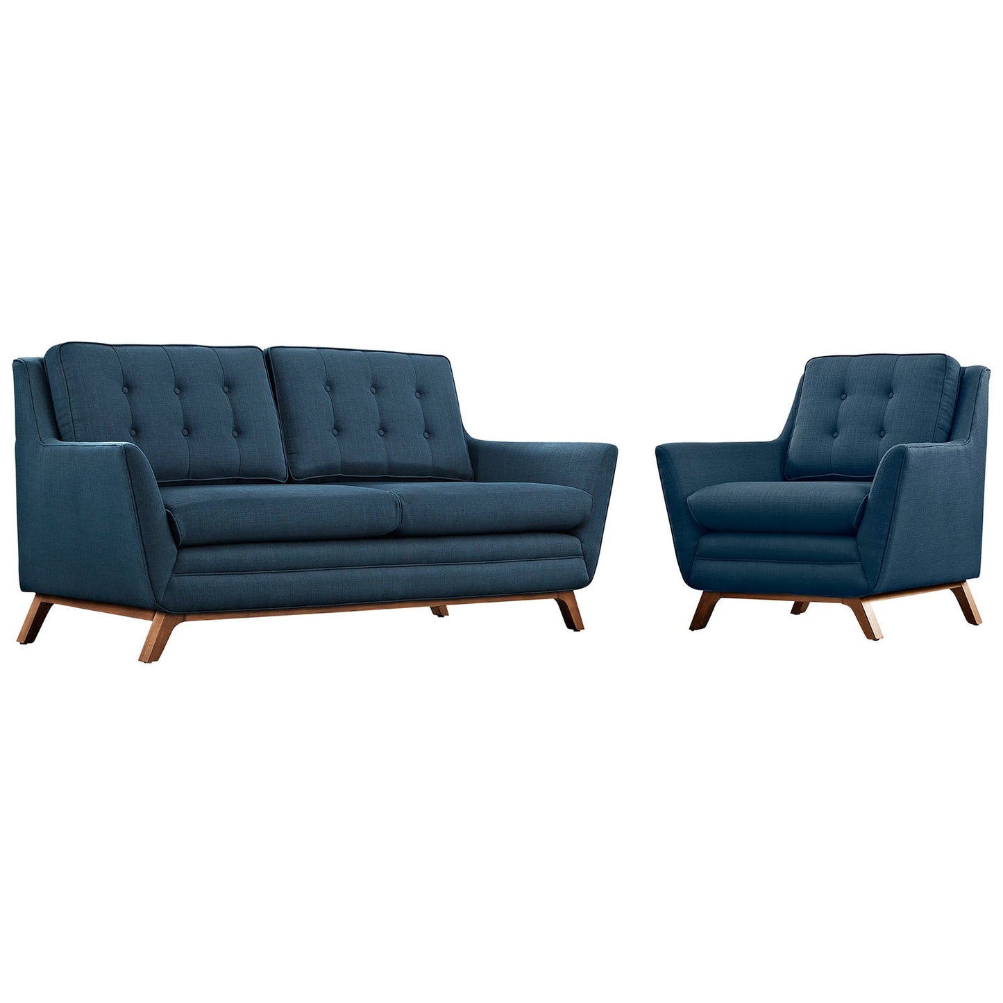 Beguile Living Room Set Upholstered Fabric Set Of 2 By Modway - EEI-2432 | Sofas - 2