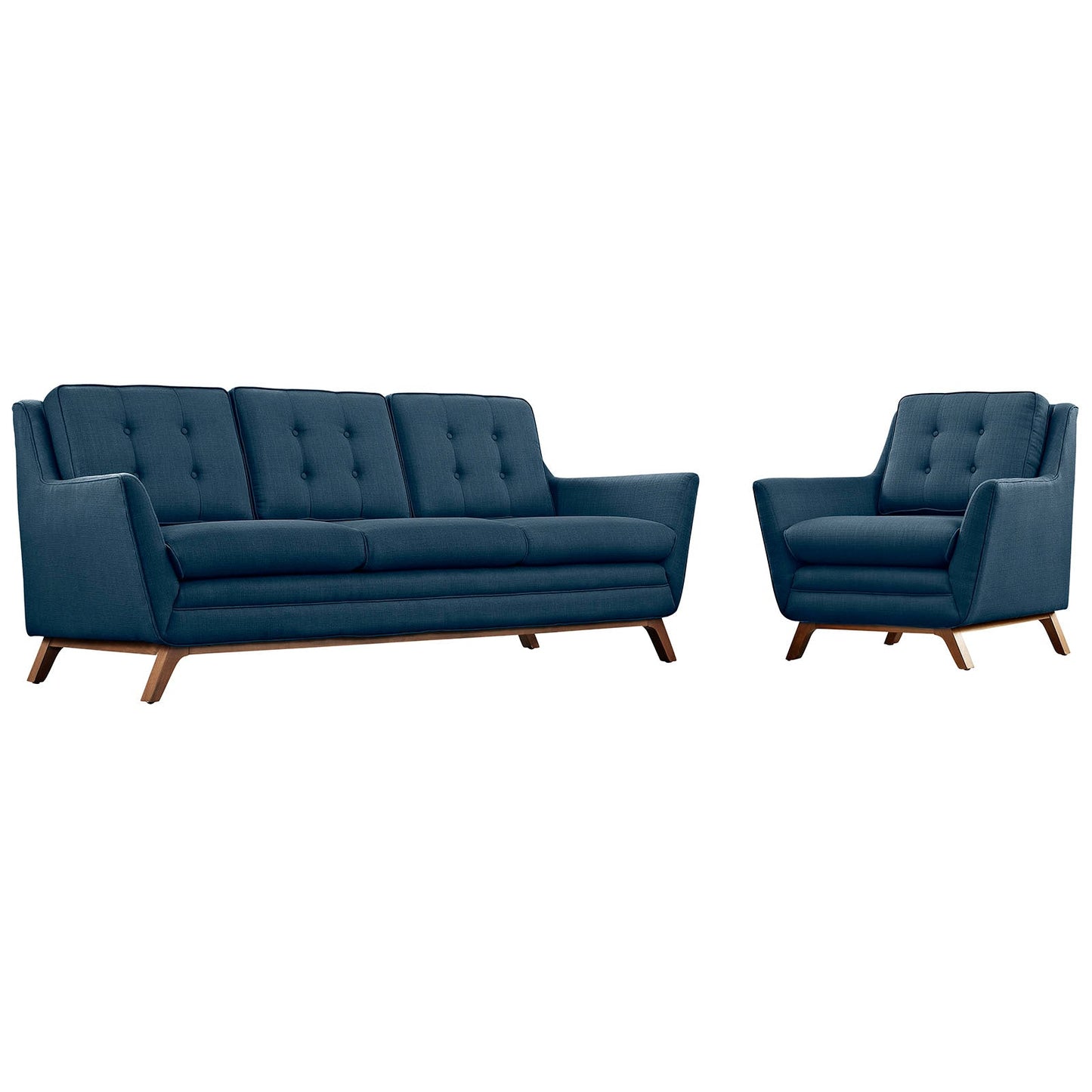 Beguile Living Room Set Upholstered Fabric Set Of 2 By Modway - EEI-2433 | Sofas - 2