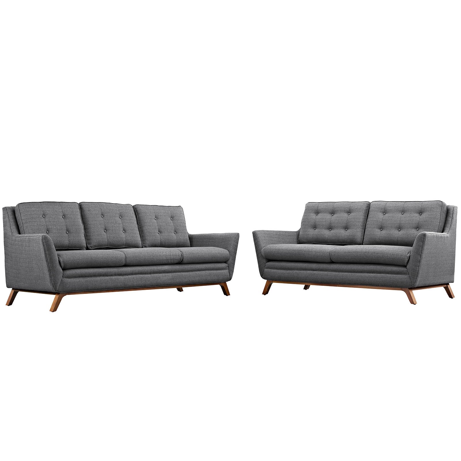 Beguile Living Room Set Upholstered Fabric Set Of 2 By Modway - EEI-2434 | Sofas - 8