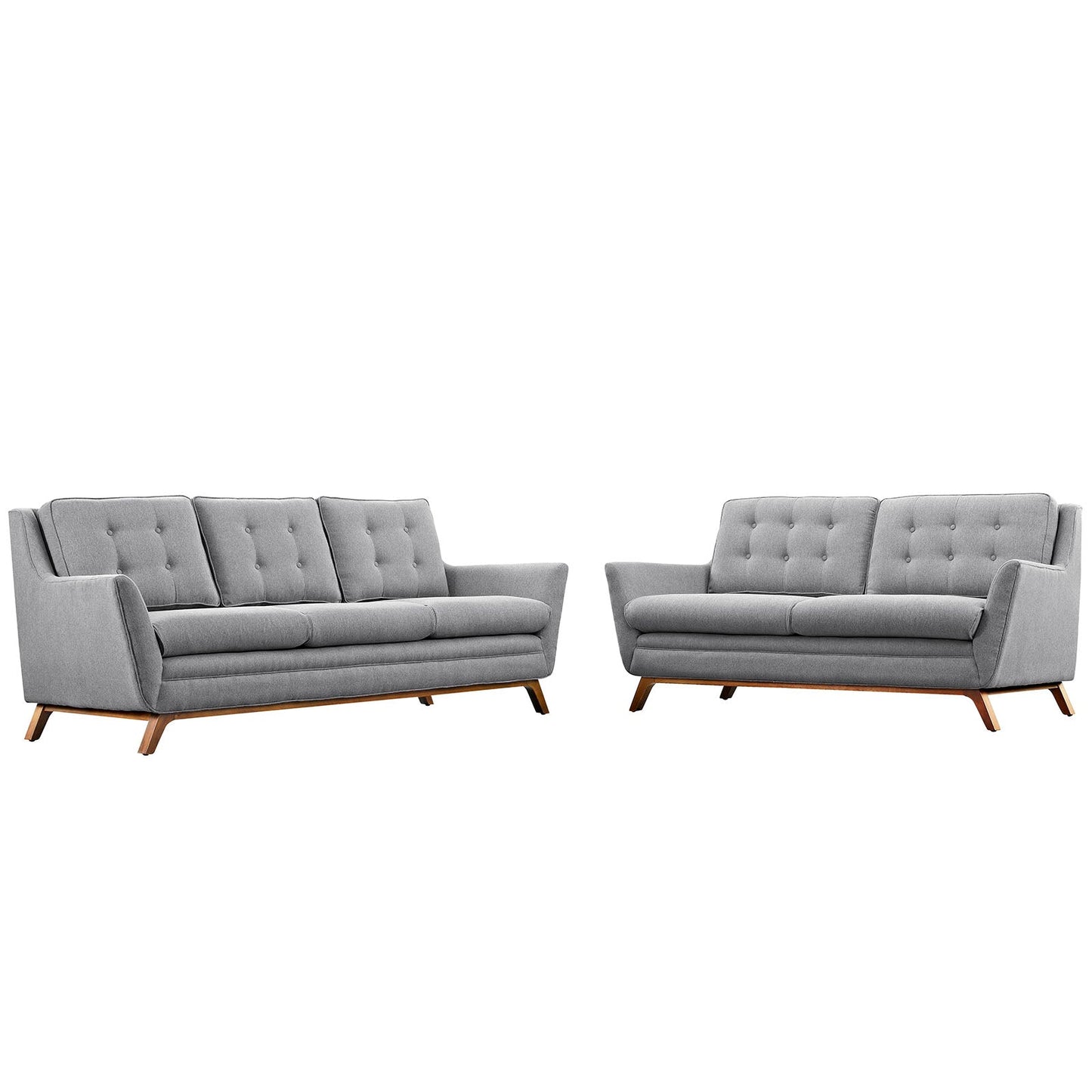Beguile Living Room Set Upholstered Fabric Set Of 2 By Modway - EEI-2434 | Sofas -14