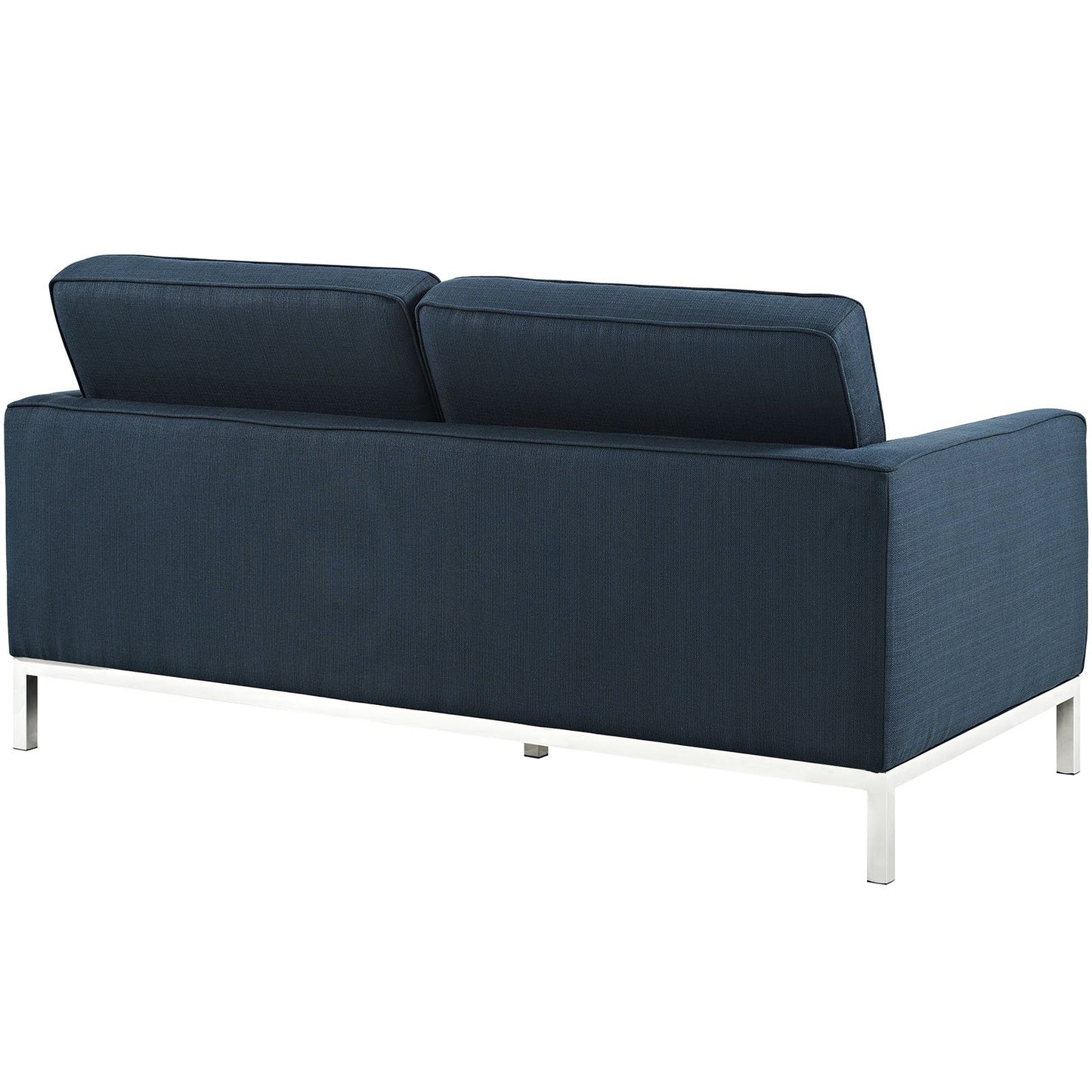 Modway Loft 3 Piece Upholstered Fabric Sofa Loveseat and Armchair Set