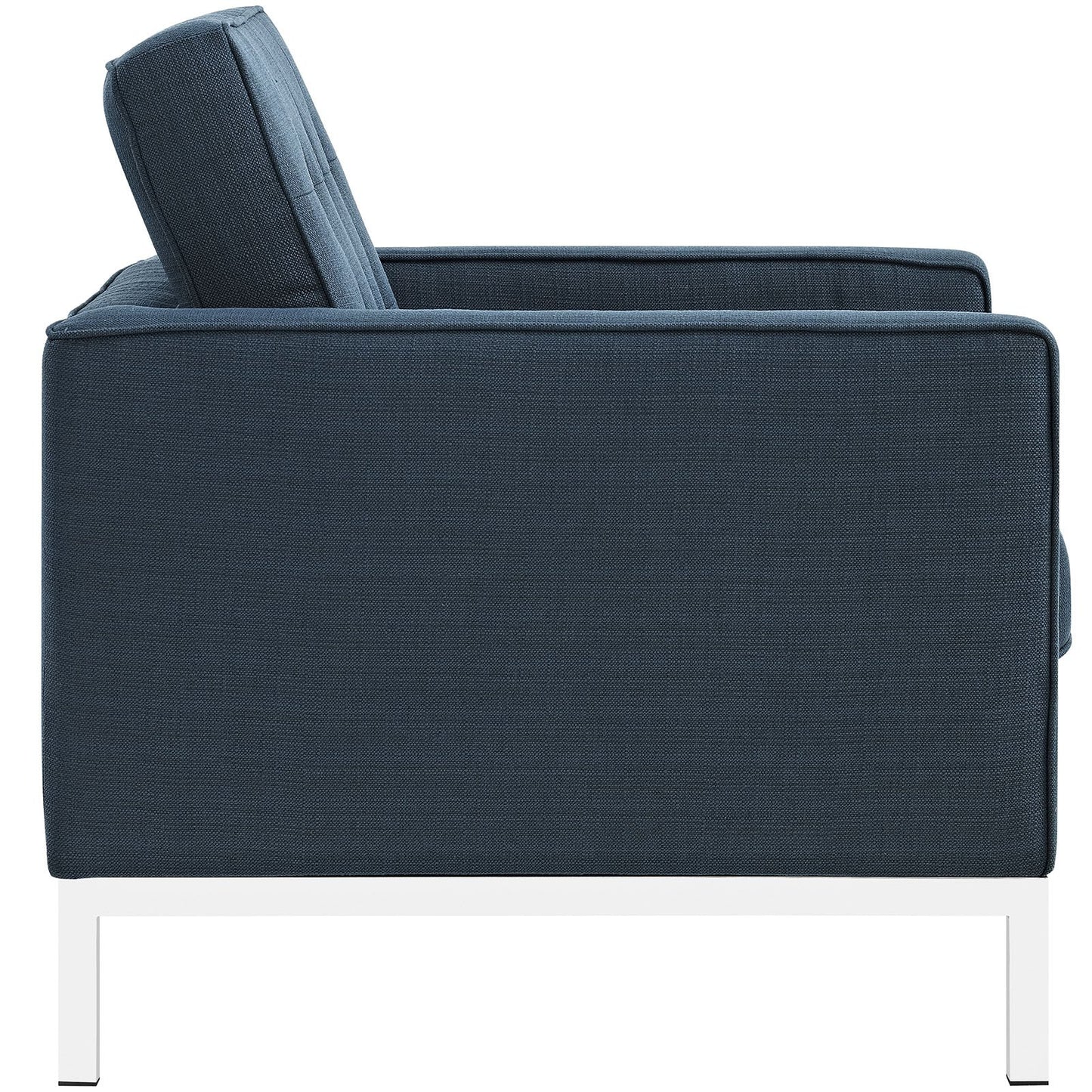Modway Loft 2 Piece Upholstered Fabric Sofa and Armchair Set