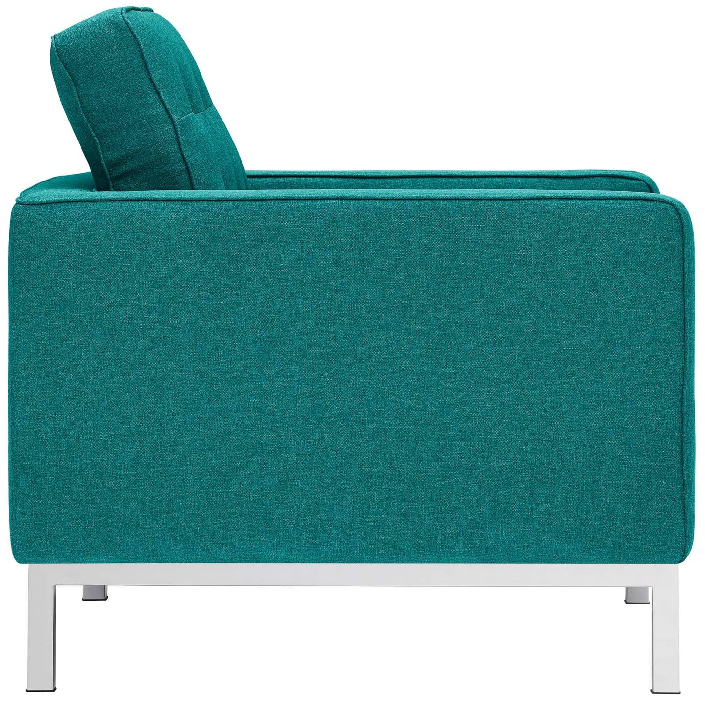 Modway Loft 2 Piece Upholstered Fabric Sofa and Armchair Set
