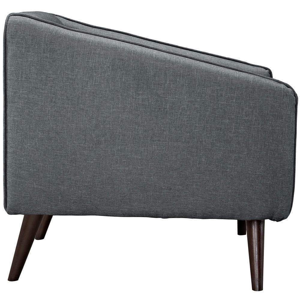 Modway Slide Living Room Set Set of 2 - Gray