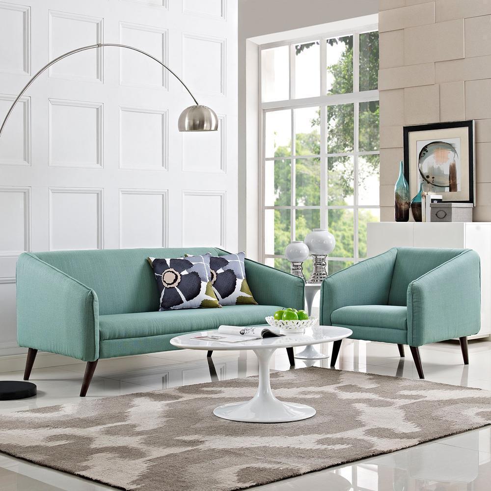 Modway Slide Living Room Set Set of 2 - Laguna