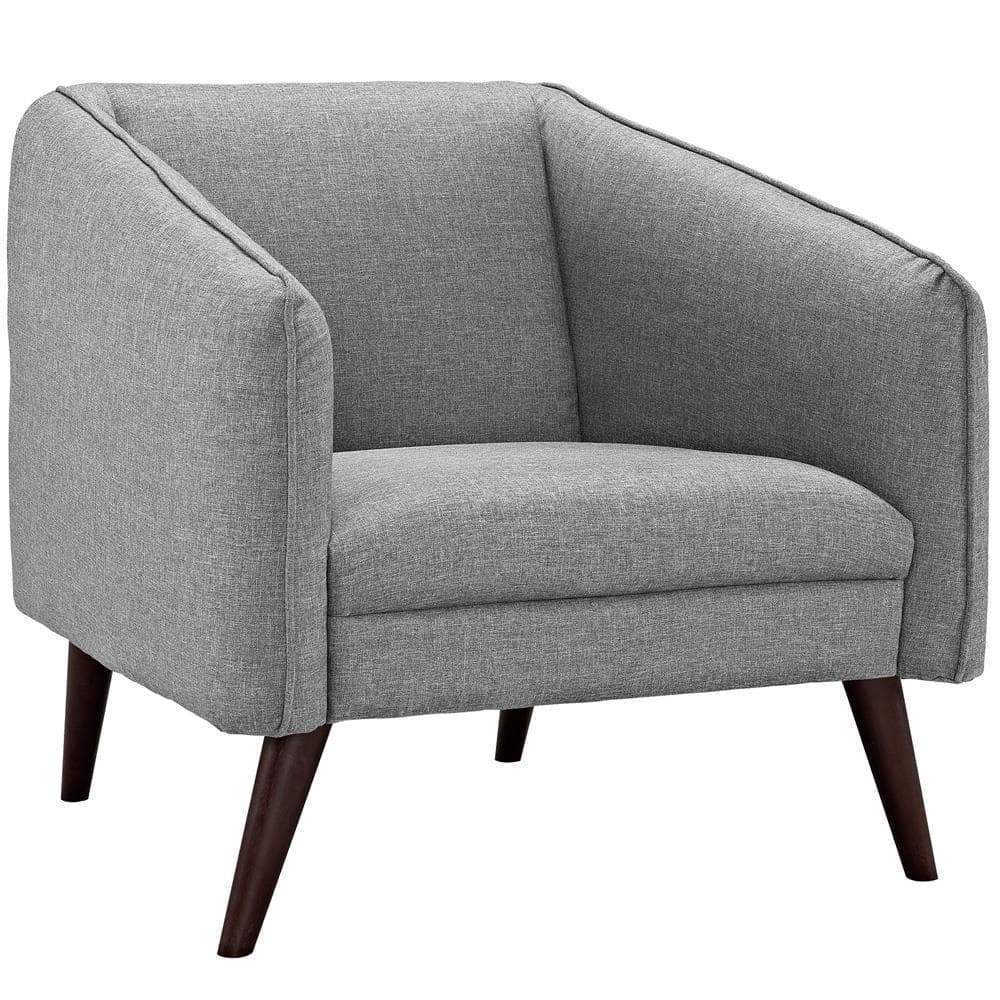 Modway Slide Living Room Set Set of 2 - Light Gray
