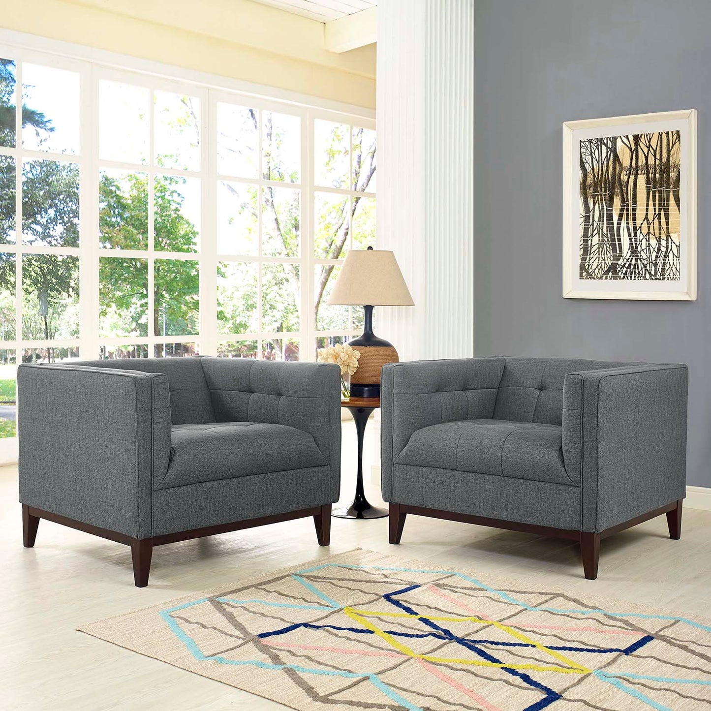 Modway Serve Armchairs - Set of 2 | Armchairs | Modishstore-6