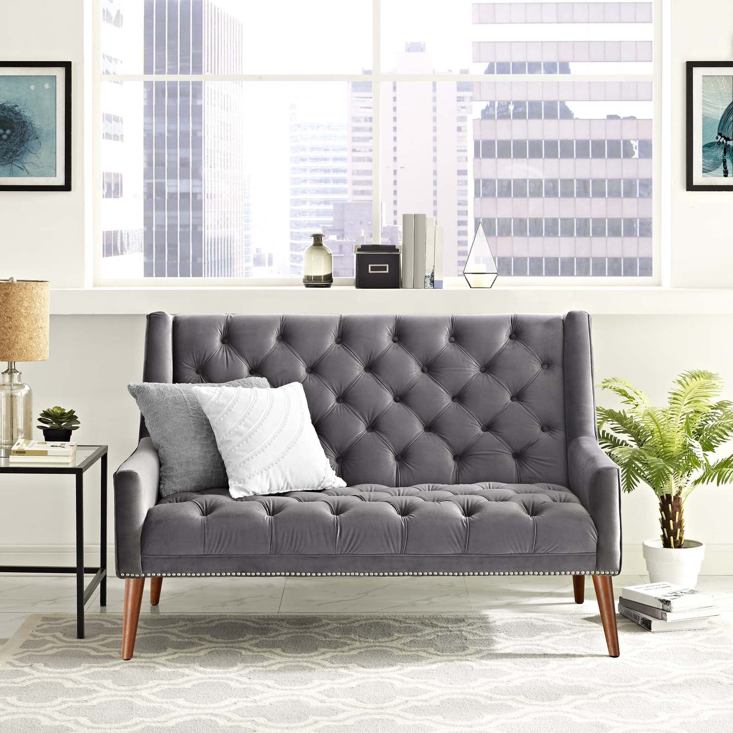 Modway Peruse Velvet Loveseat - EEI-2462