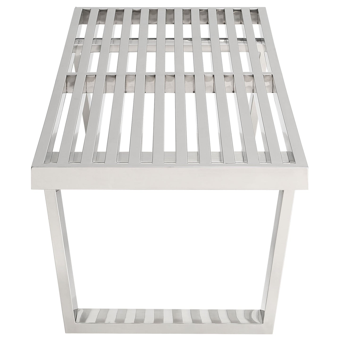 Sauna 4' Stainless Steel Bench By Modway - EEI-247 | Benches | Modishstore - 4