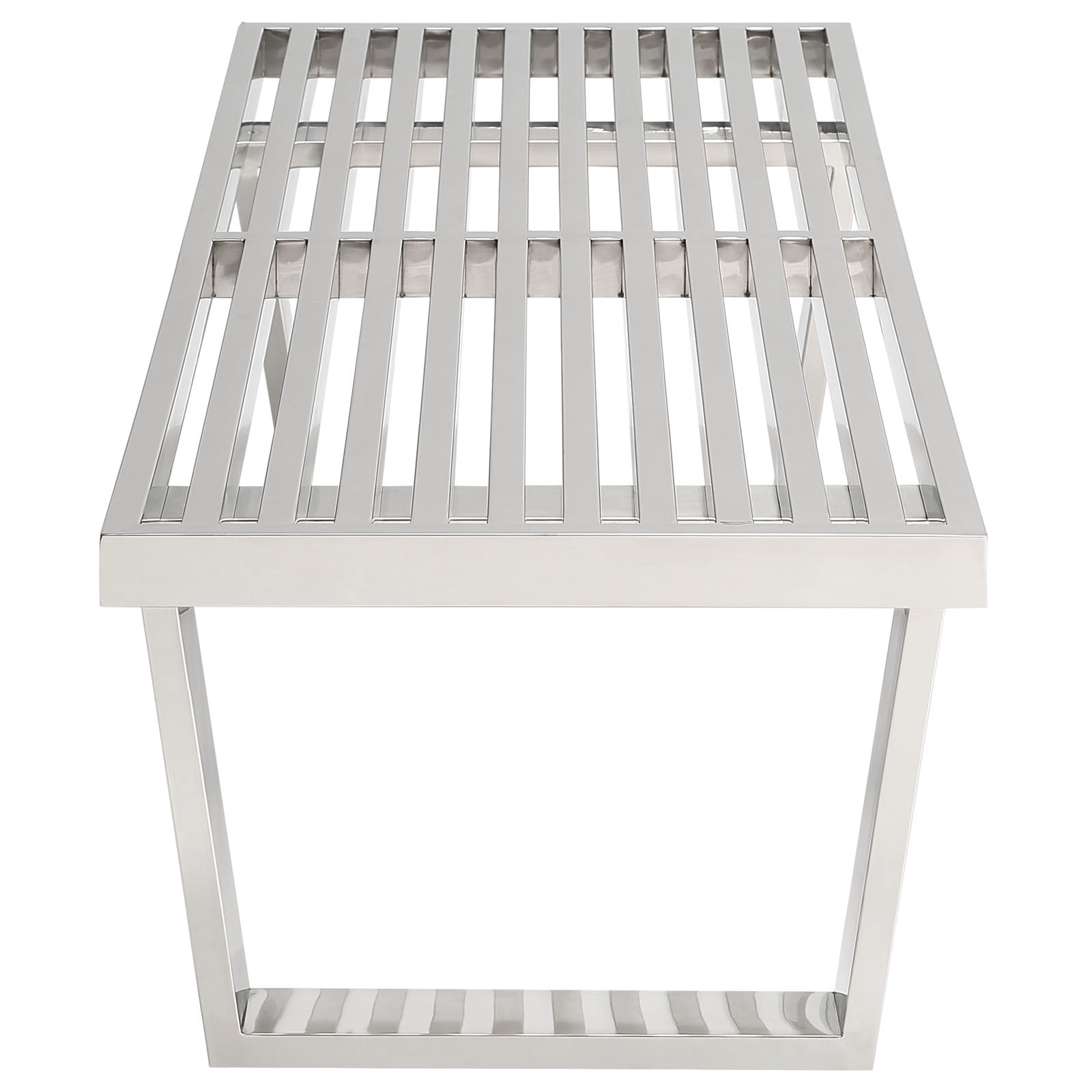 Sauna 4' Stainless Steel Bench By Modway - EEI-247 | Benches | Modishstore - 4