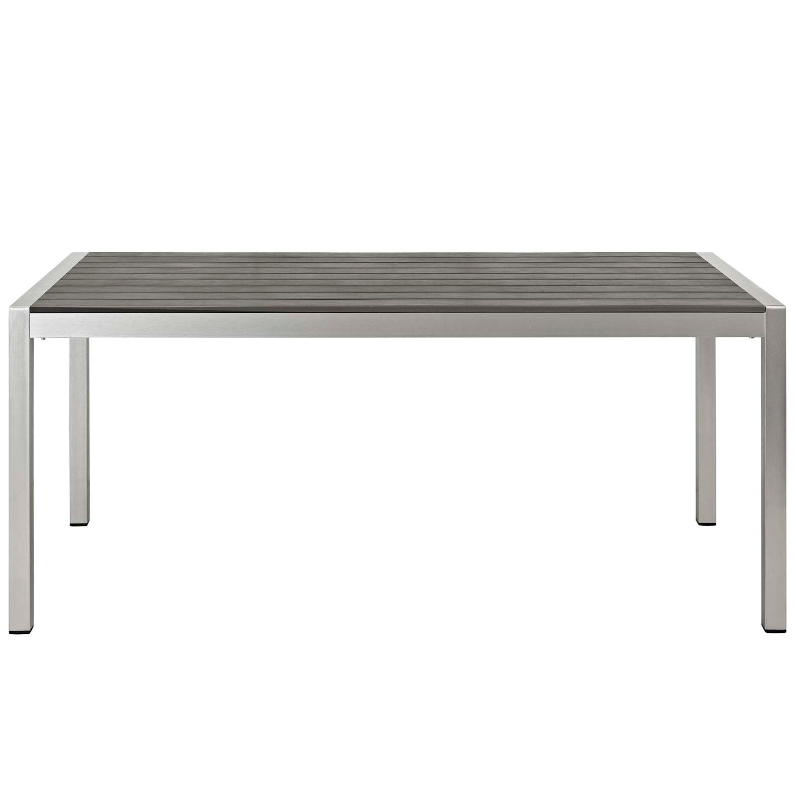 Modway Shore 3 Piece Outdoor Patio Aluminum Dining Set | Outdoor Dining Set | Modishstore-5