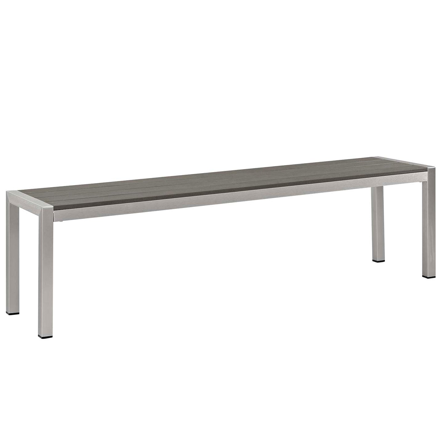 Modway Shore 3 Piece Outdoor Patio Aluminum Dining Set | Outdoor Dining Set | Modishstore-4