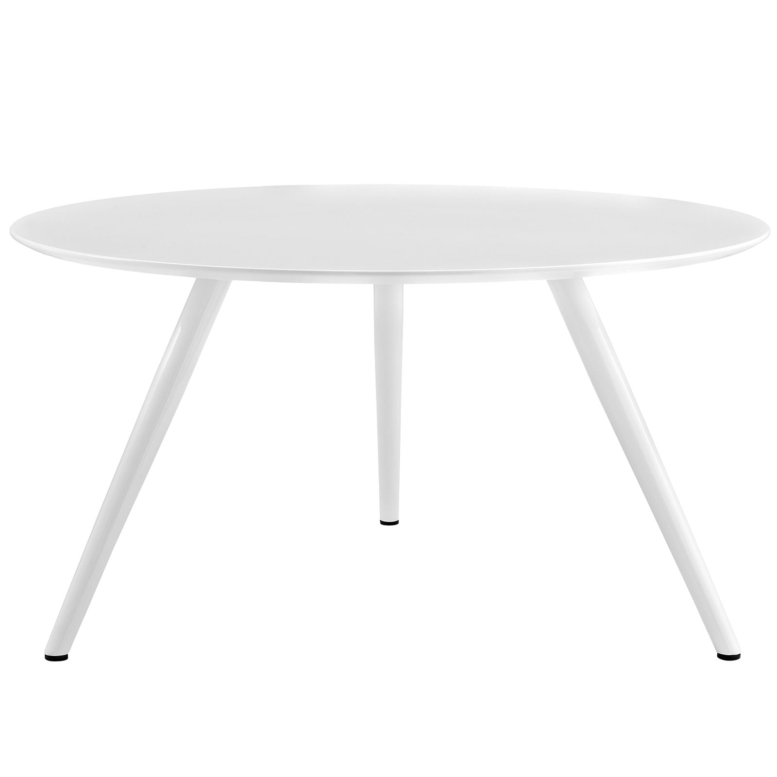 Modway Lippa 54" Round Wood Top Dining Table with Tripod Base in White | Dining Tables | Modishstore-4