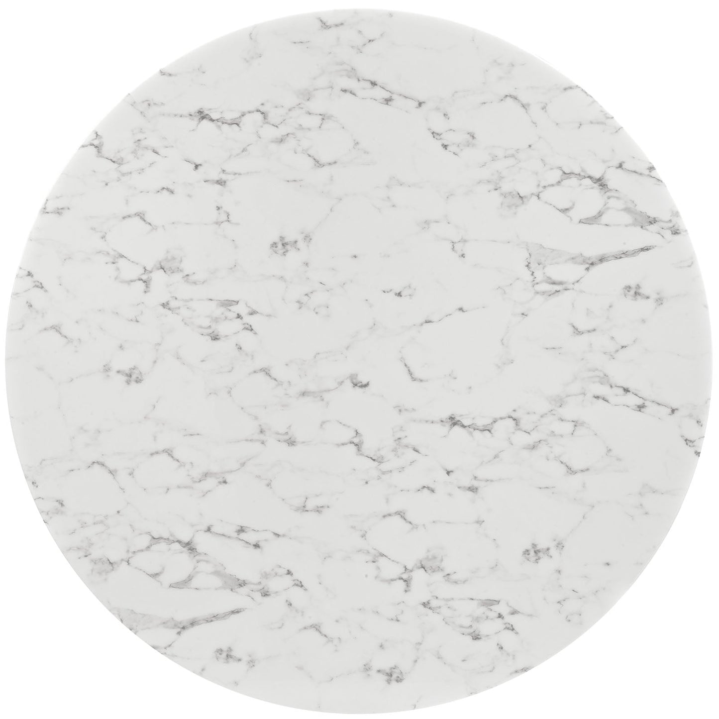 Modway Lippa 60" Round Artificial Marble Dining Table with Tripod Base in White | Dining Tables | Modishstore-2