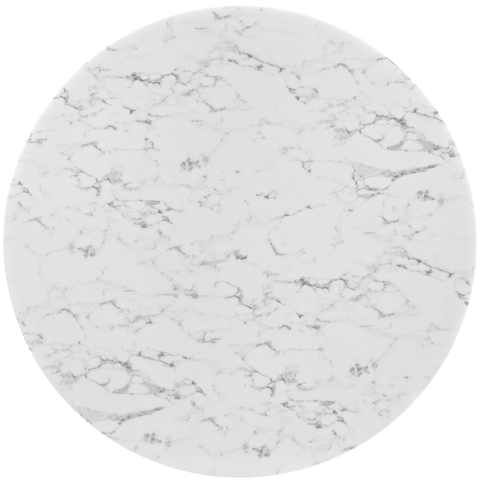 Modway Lippa 60" Round Artificial Marble Dining Table with Tripod Base in White | Dining Tables | Modishstore-2