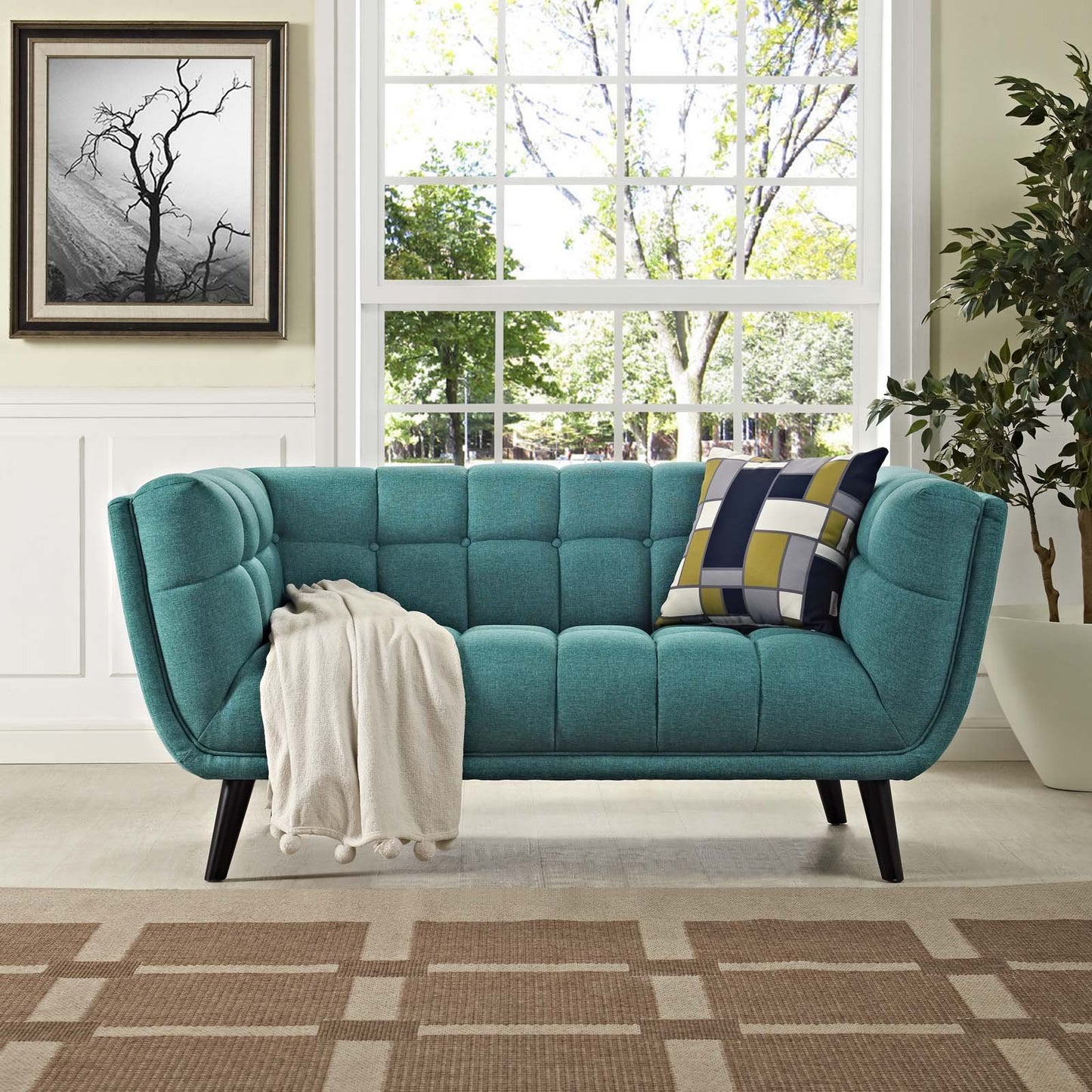 Modway Bestow Upholstered Fabric Loveseat