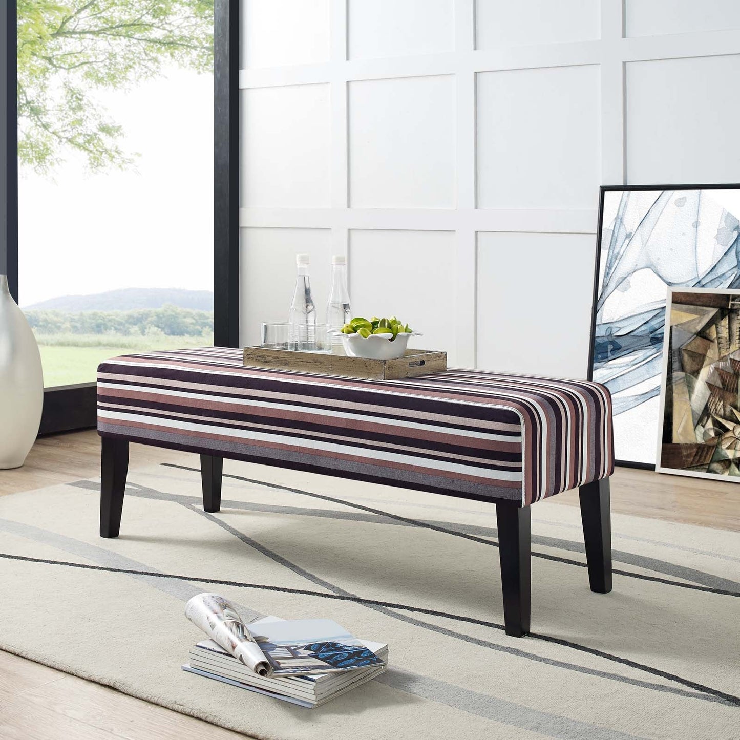 Connect Upholstered Fabric Bench By Modway - EEI-2556