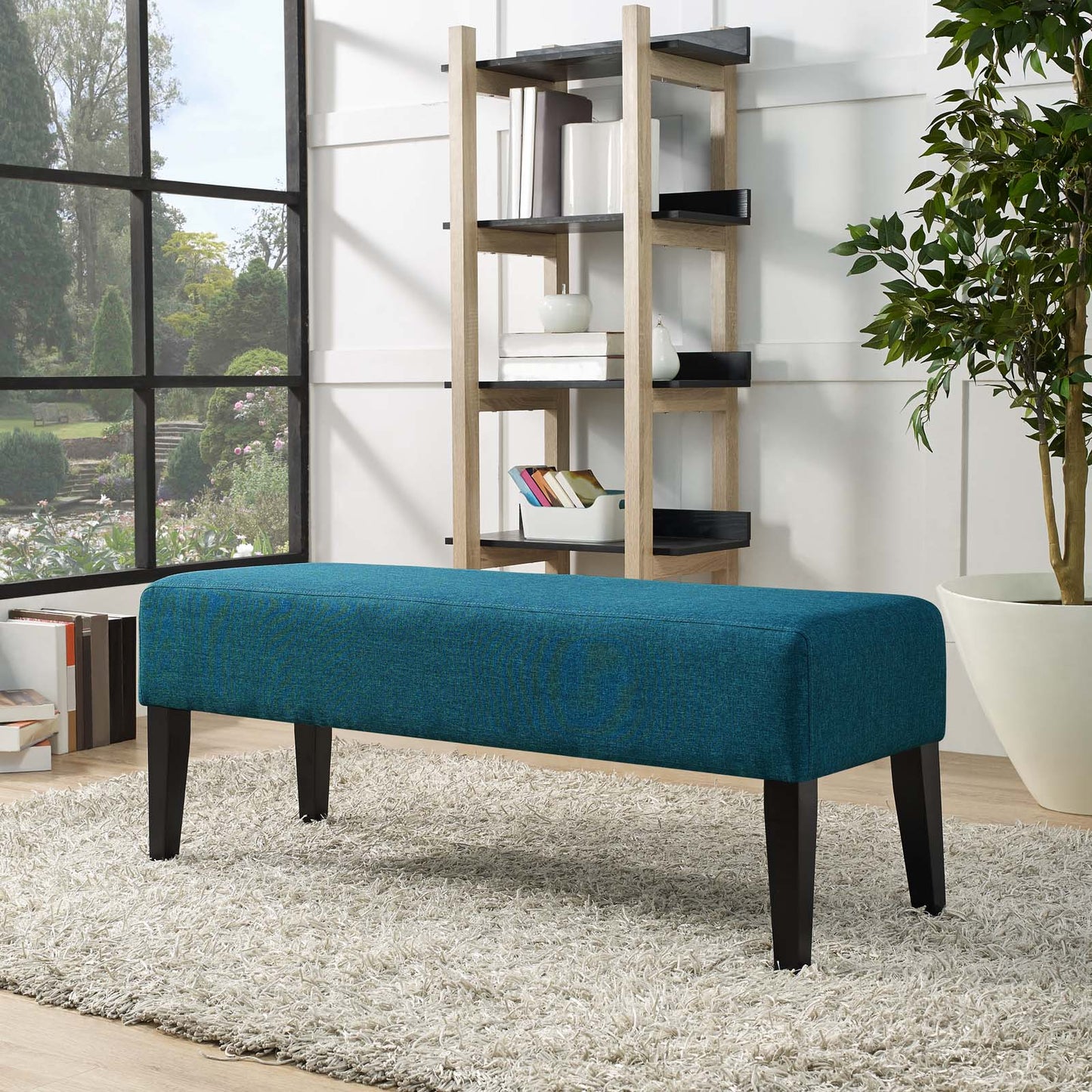 Connect Upholstered Fabric Bench By Modway - EEI-2556 | Benches - 5