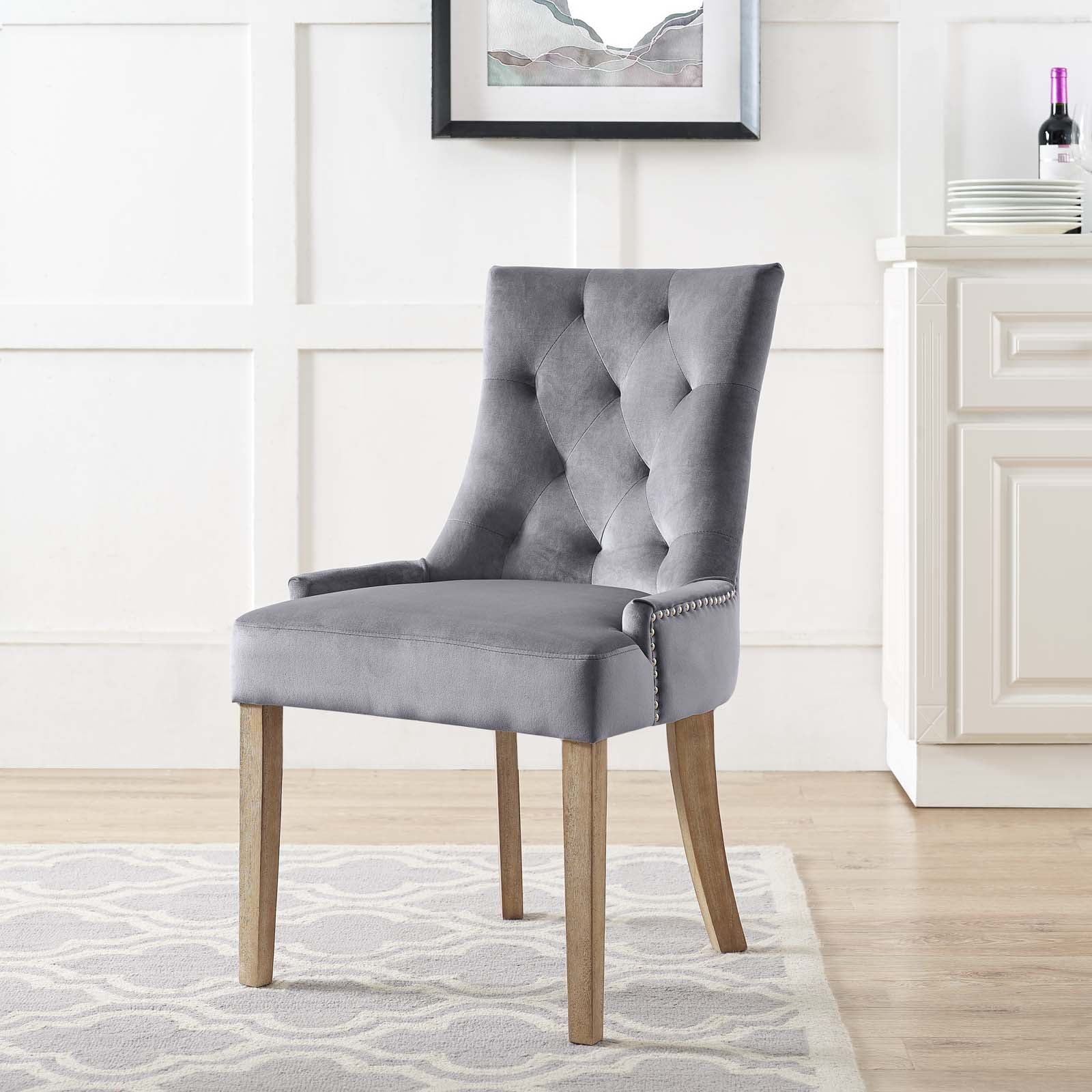Modway Pose Upholstered Fabric Dining Chair | Dining Chairs | Modishstore-7