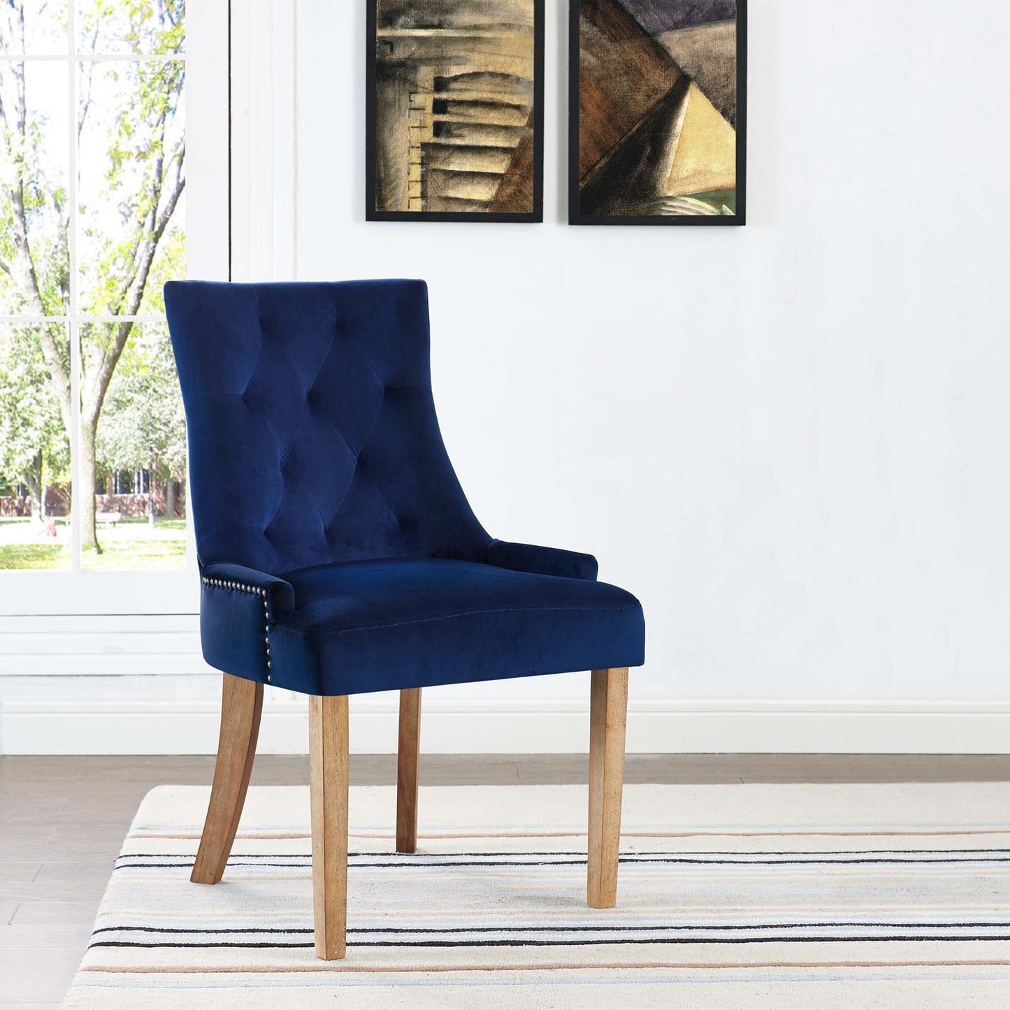 Modway Pose Upholstered Fabric Dining Chair | Dining Chairs | Modishstore-6