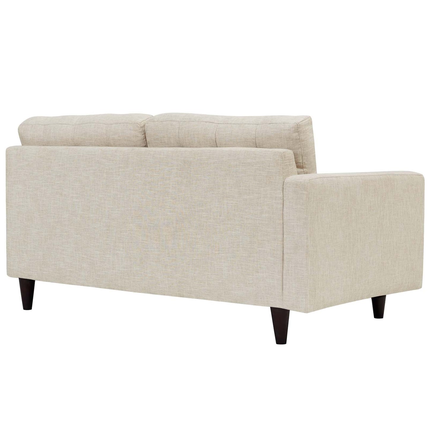 Modway Empress Left-Facing Upholstered Fabric Loveseat | Loveseats | 