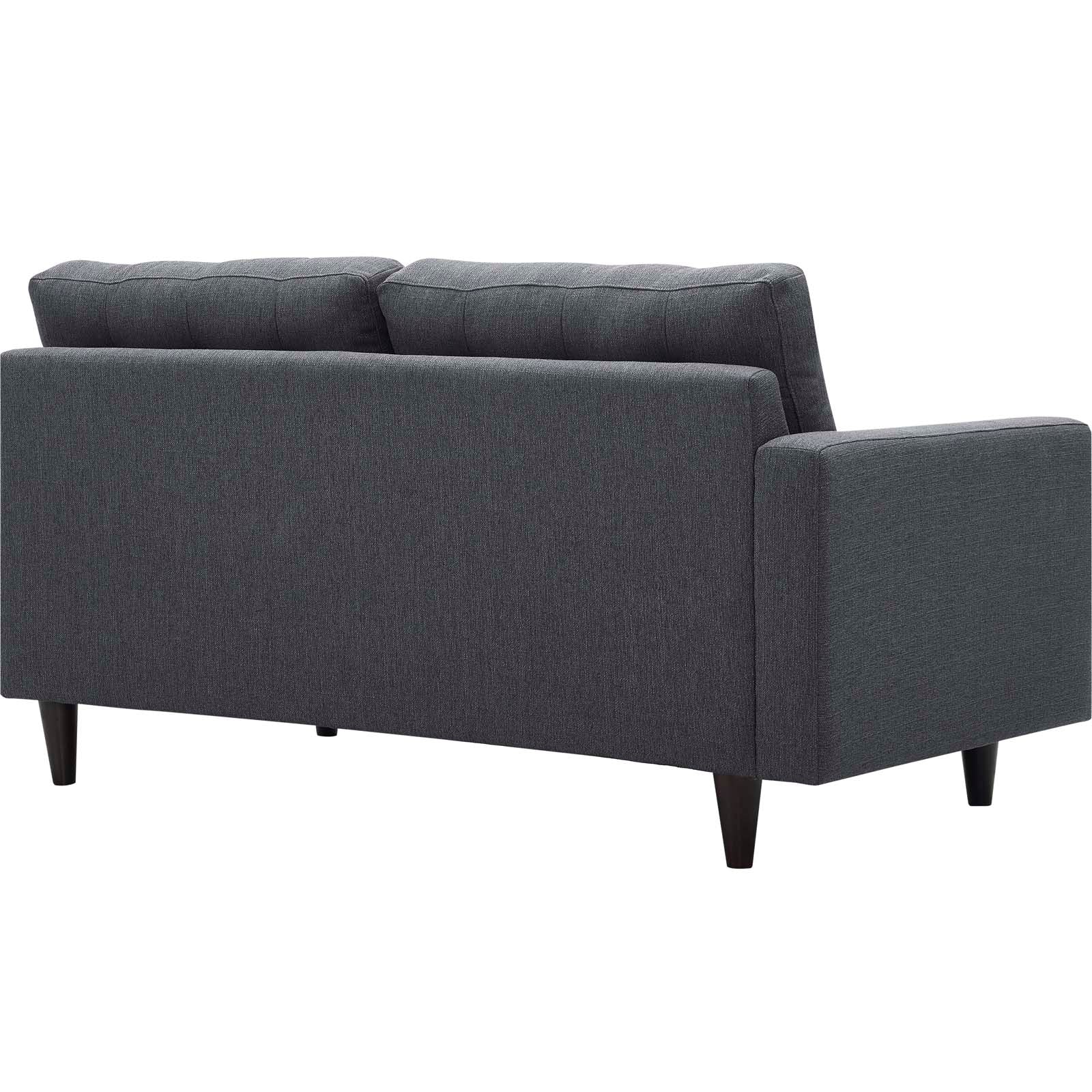 Modway Empress Left-Facing Upholstered Fabric Loveseat | Loveseats | 