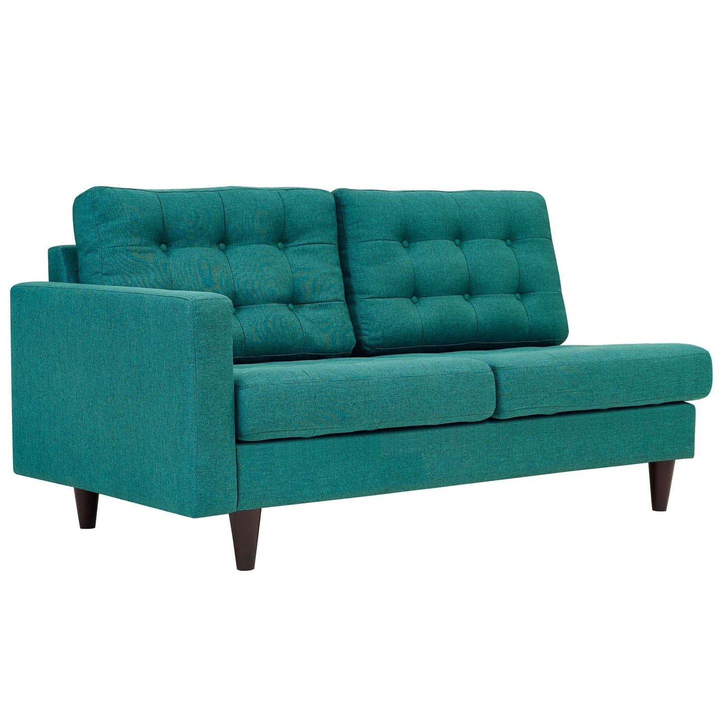 Modway Empress Left-Facing Upholstered Fabric Loveseat | Loveseats | 