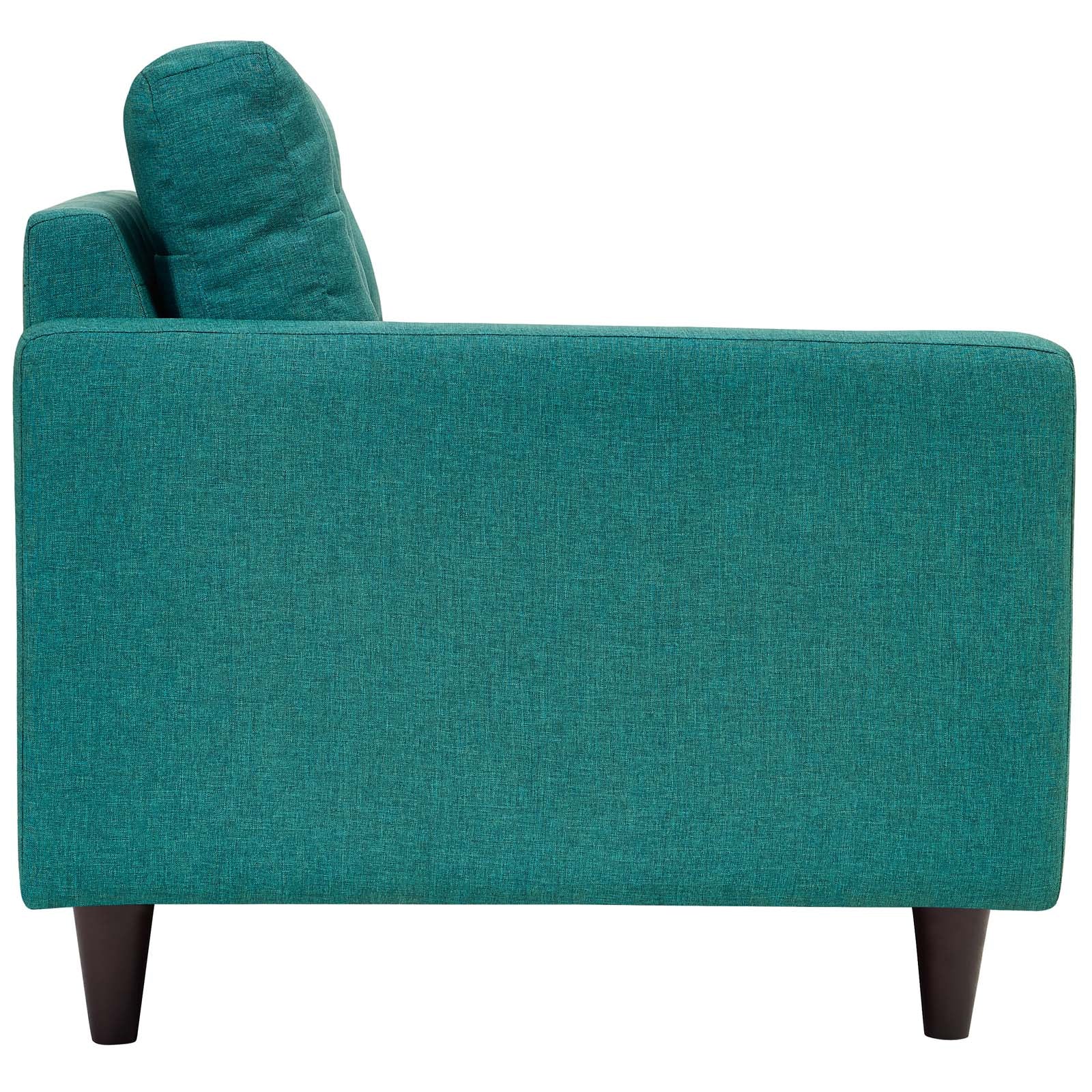 Modway Empress Left-Facing Upholstered Fabric Loveseat | Loveseats | 
