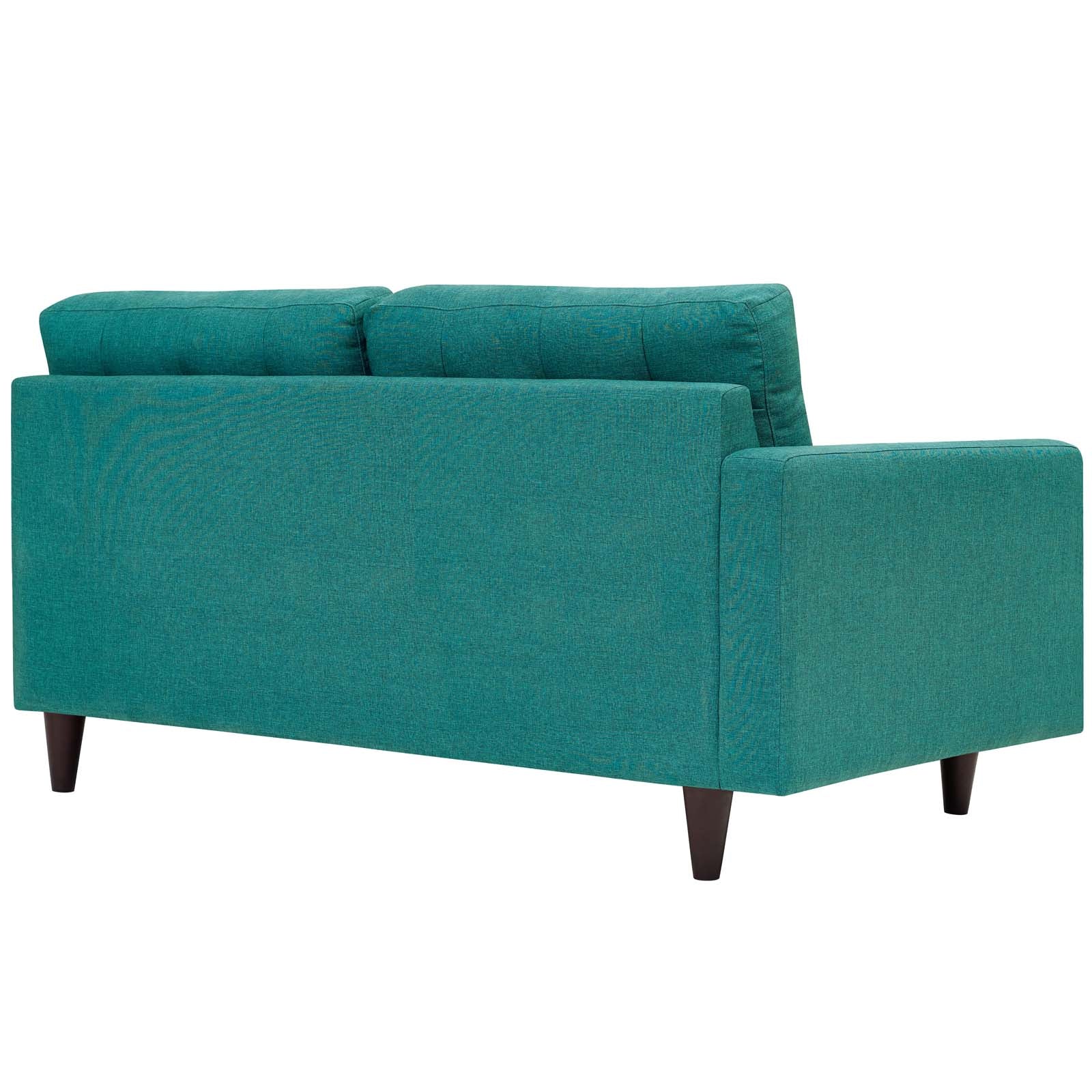 Modway Empress Left-Facing Upholstered Fabric Loveseat | Loveseats | 