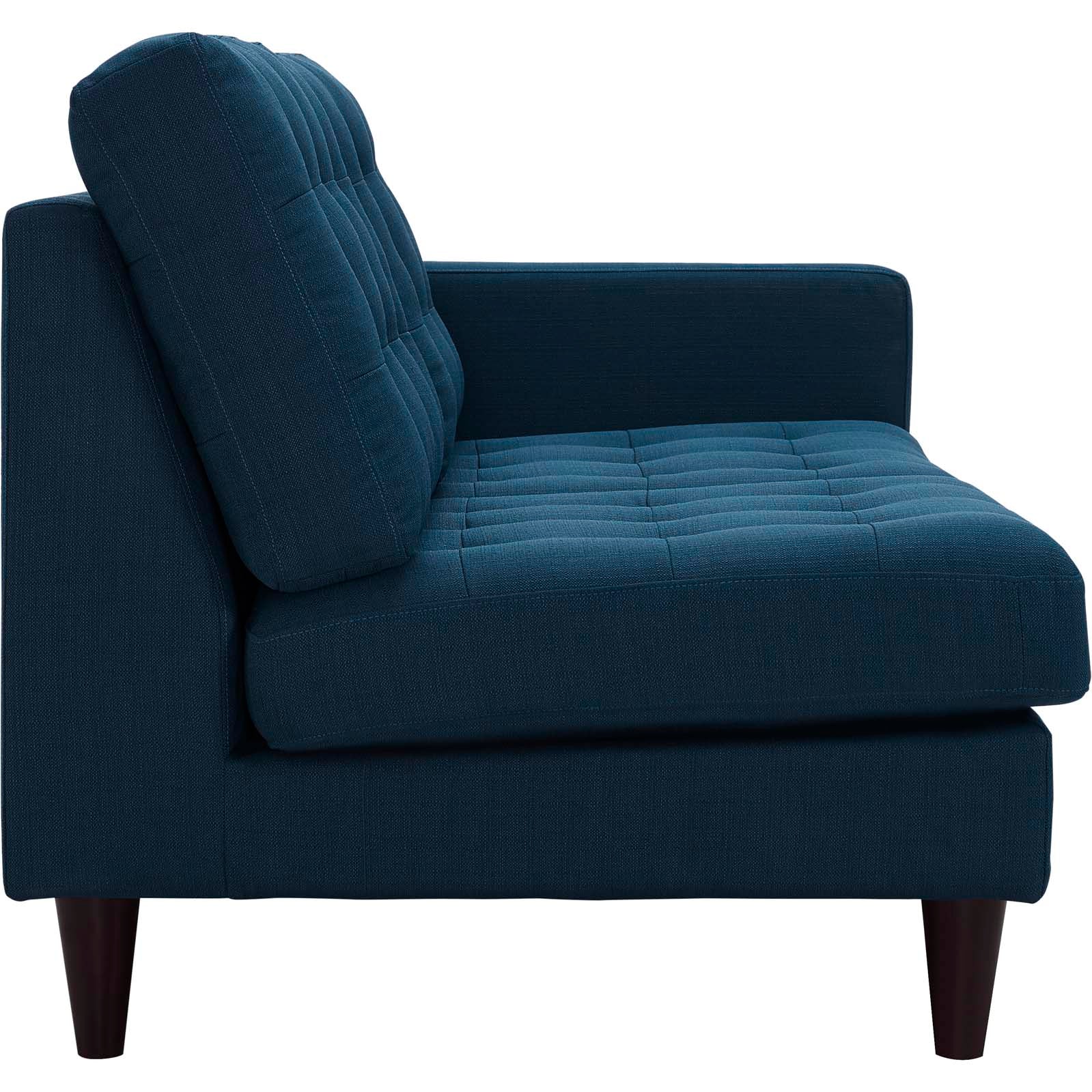 Modway Empress Right-Facing Upholstered Fabric Loveseat | Loveseats | 