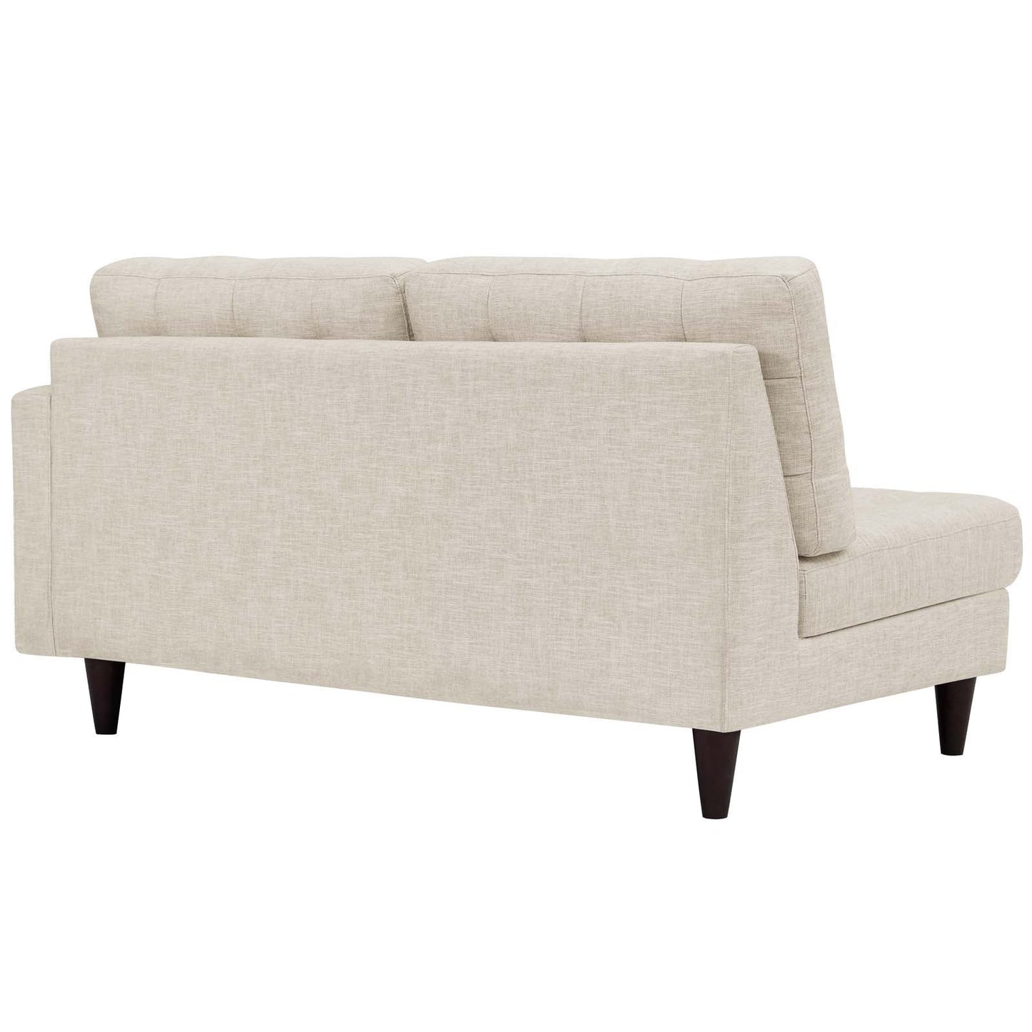 Modway Empress Right-Facing Upholstered Fabric Loveseat | Loveseats | 