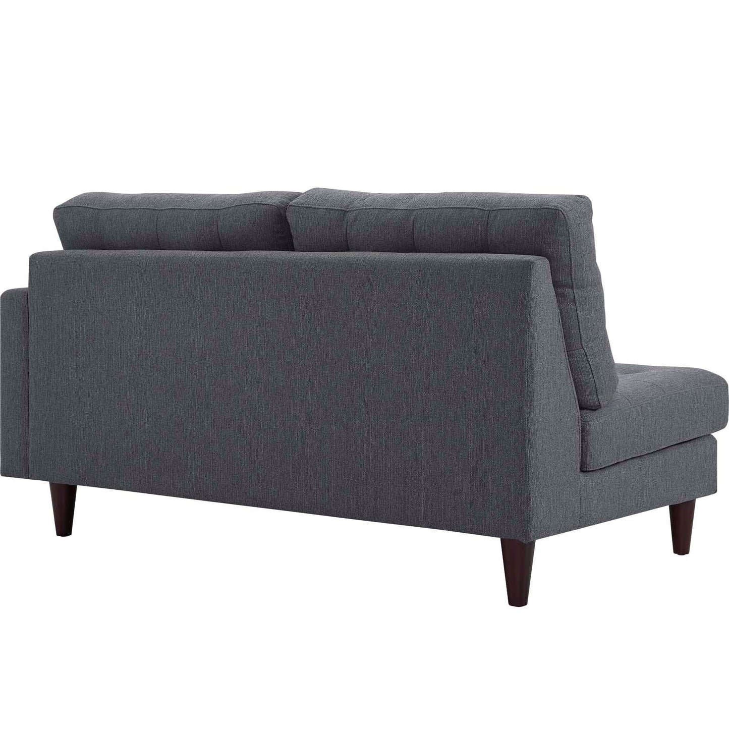 Modway Empress Right-Facing Upholstered Fabric Loveseat | Loveseats | 