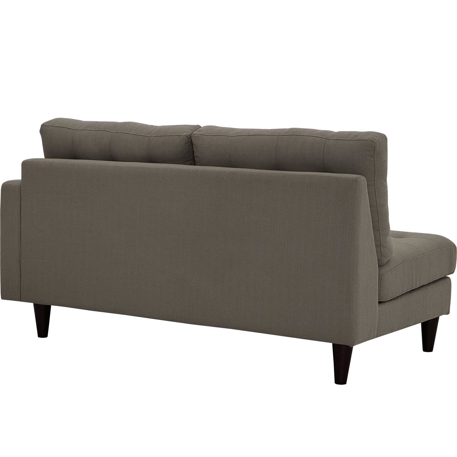 Modway Empress Right-Facing Upholstered Fabric Loveseat | Loveseats | 