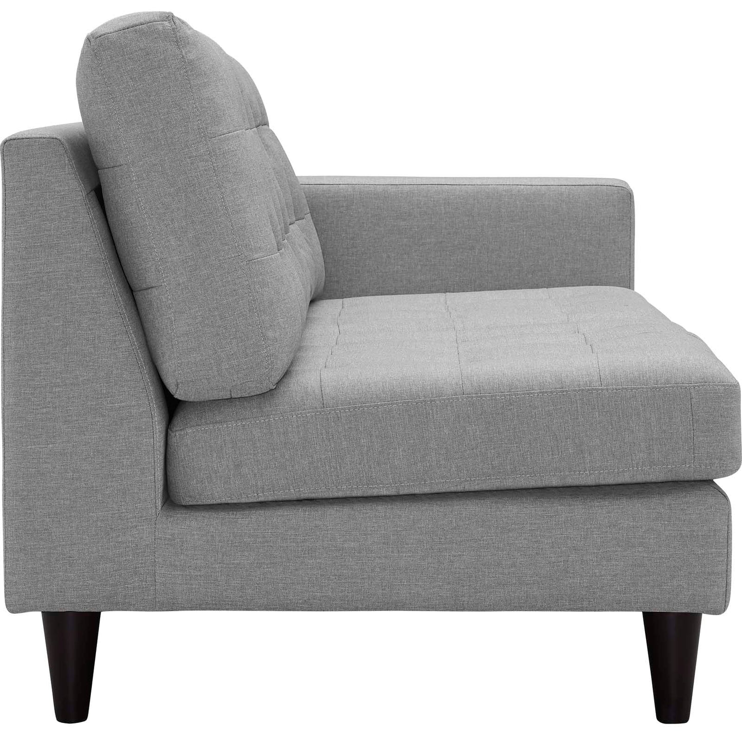 Modway Empress Right-Facing Upholstered Fabric Loveseat | Loveseats | 