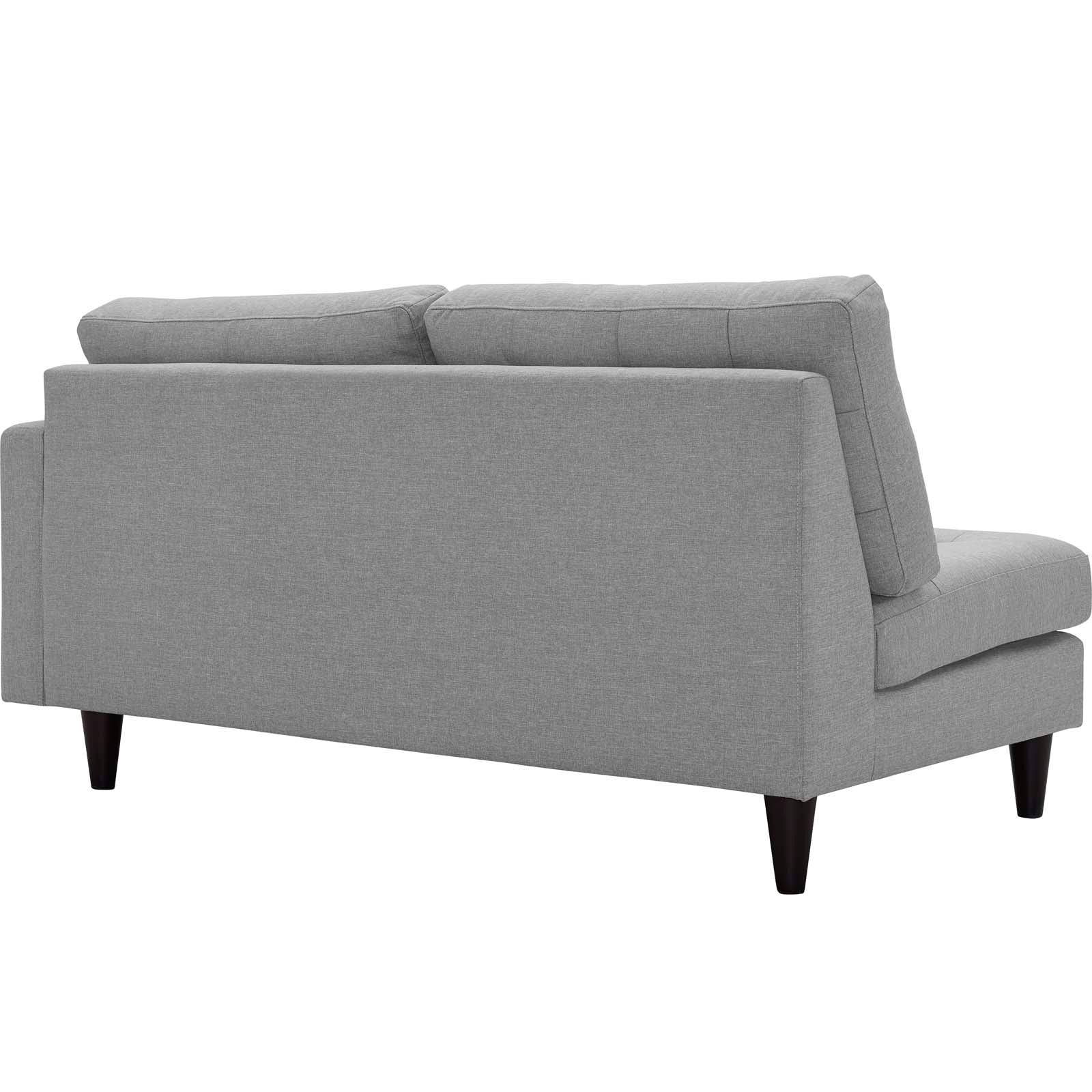 Modway Empress Right-Facing Upholstered Fabric Loveseat | Loveseats | 