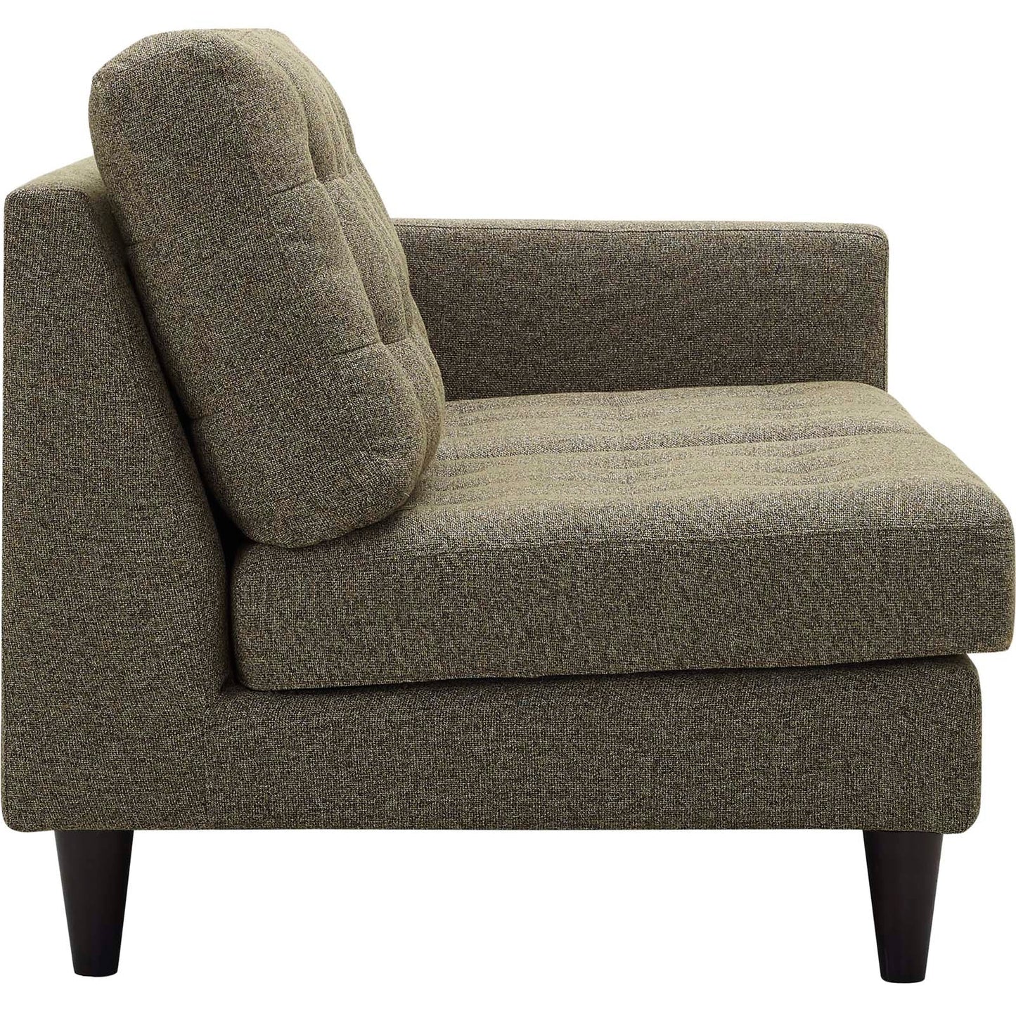 Modway Empress Right-Facing Upholstered Fabric Loveseat | Loveseats | 
