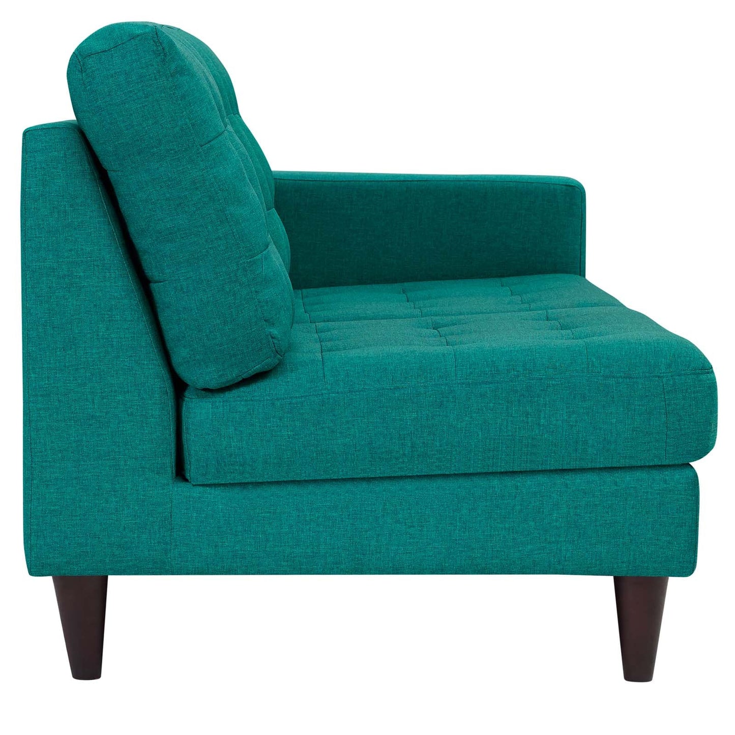 Modway Empress Right-Facing Upholstered Fabric Loveseat | Loveseats | 