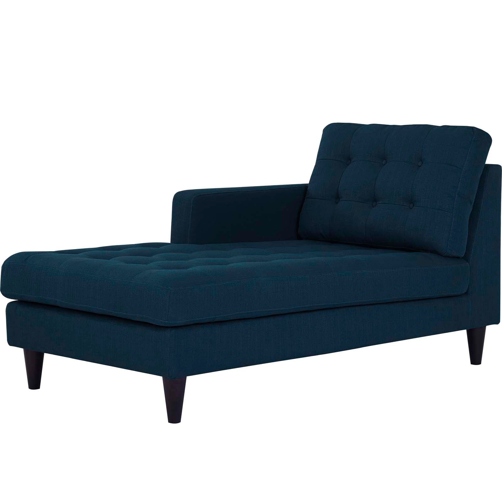 Modway Empress Left-Arm Upholstered Fabric Chaise | Outdoor Recliners & Lounge Chairs | 