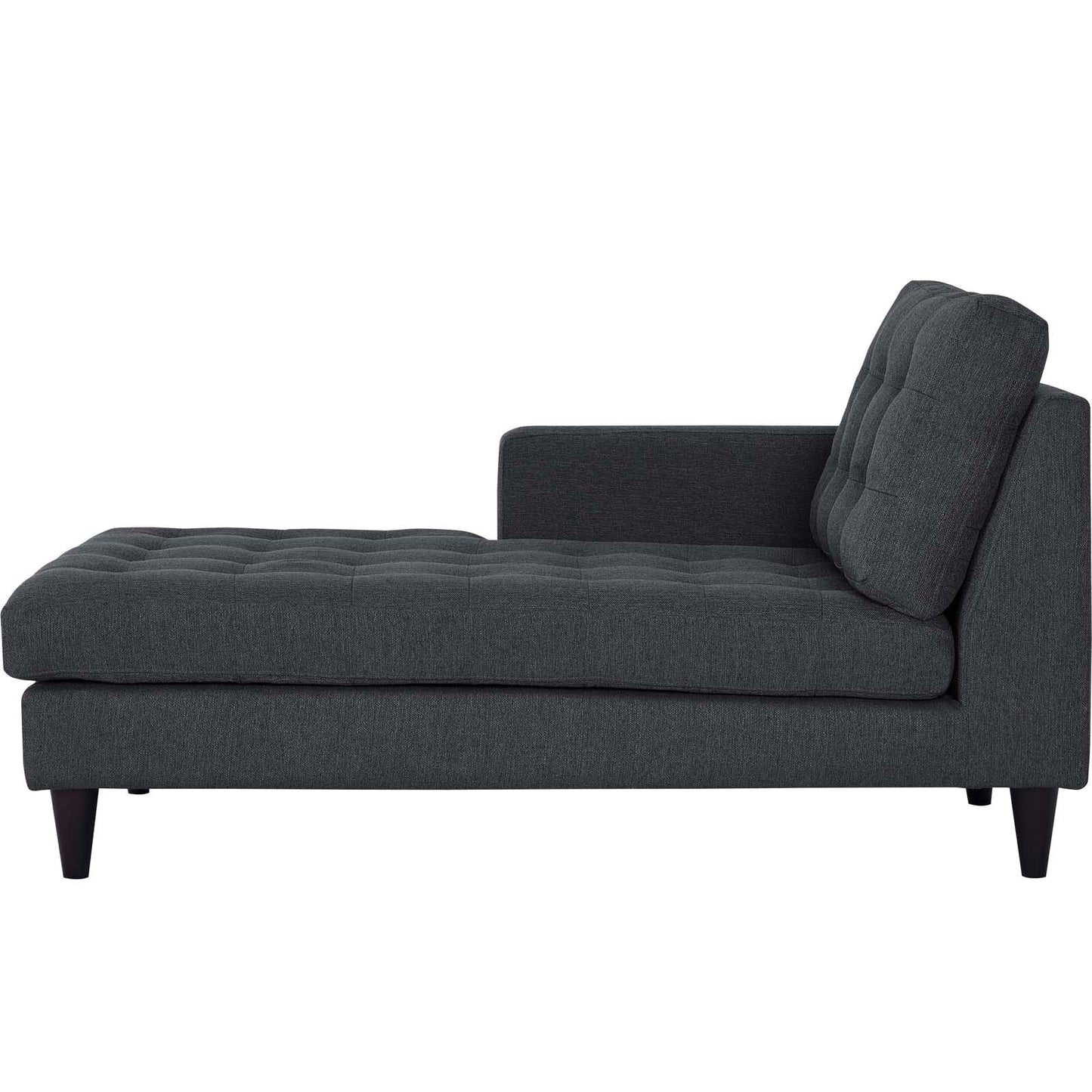 Modway Empress Left-Arm Upholstered Fabric Chaise | Outdoor Recliners & Lounge Chairs | 