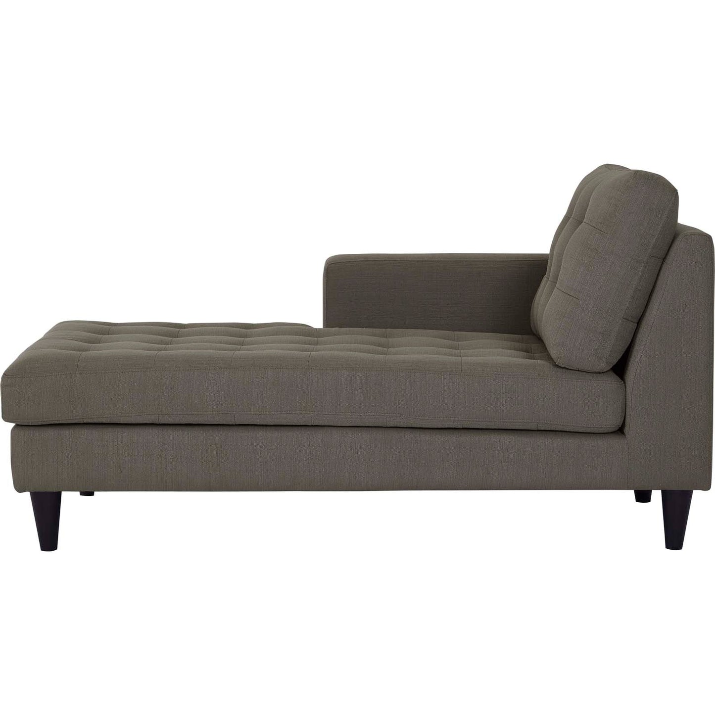 Modway Empress Left-Arm Upholstered Fabric Chaise | Outdoor Recliners & Lounge Chairs | 