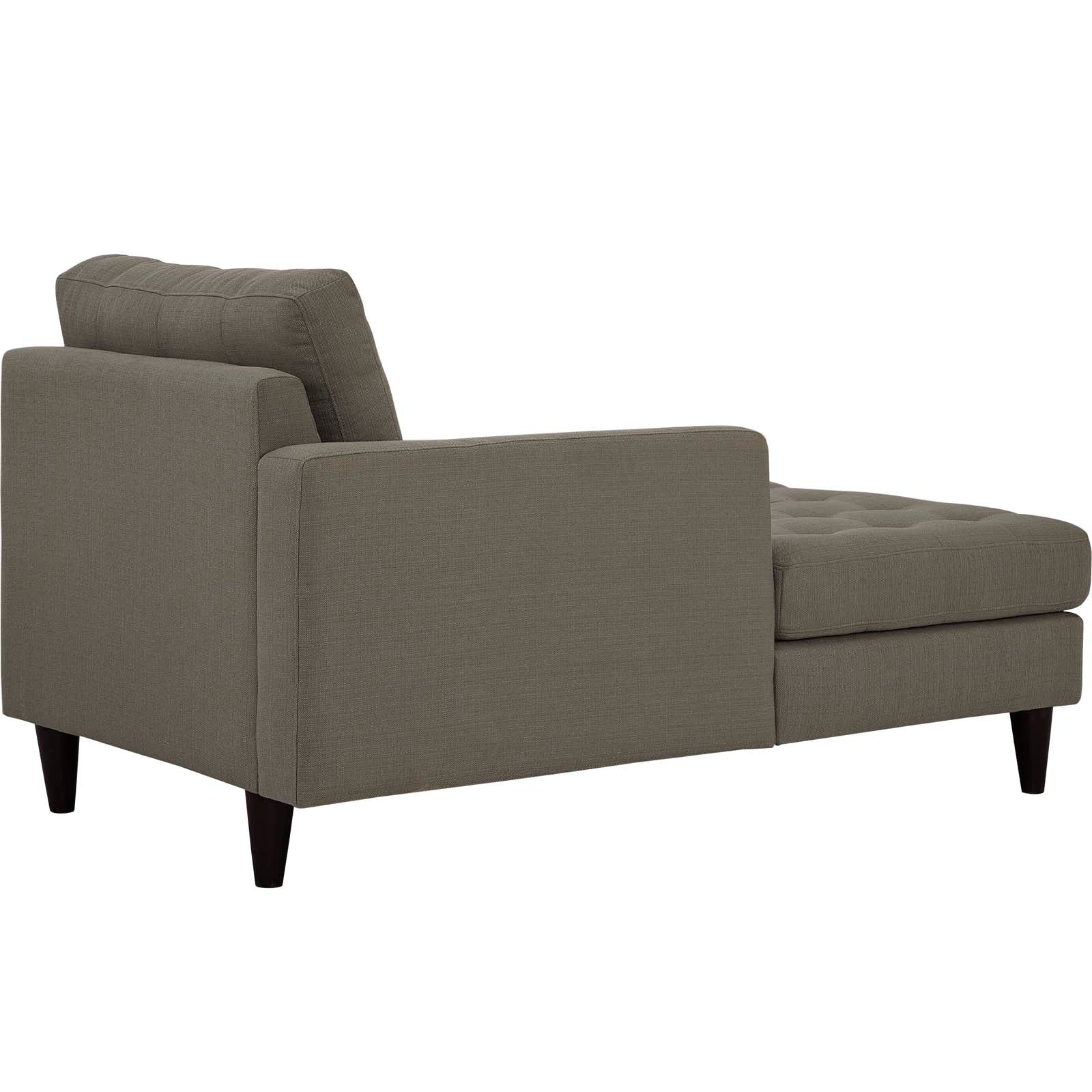 Modway Empress Left-Arm Upholstered Fabric Chaise | Outdoor Recliners & Lounge Chairs | 