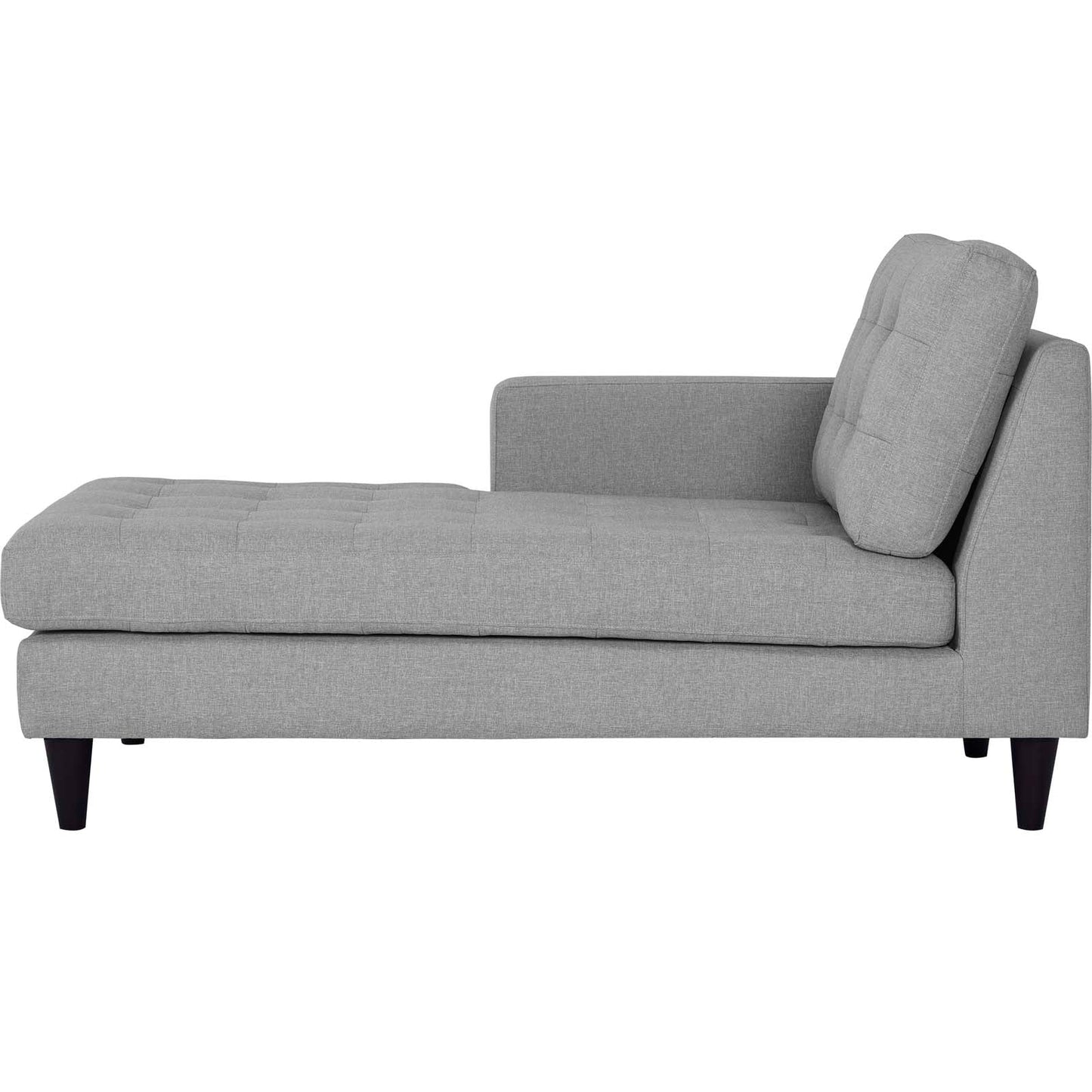 Modway Empress Left-Arm Upholstered Fabric Chaise | Outdoor Recliners & Lounge Chairs | 