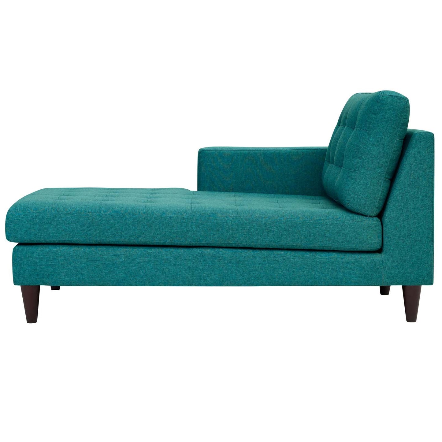 Modway Empress Left-Arm Upholstered Fabric Chaise | Outdoor Recliners & Lounge Chairs | 