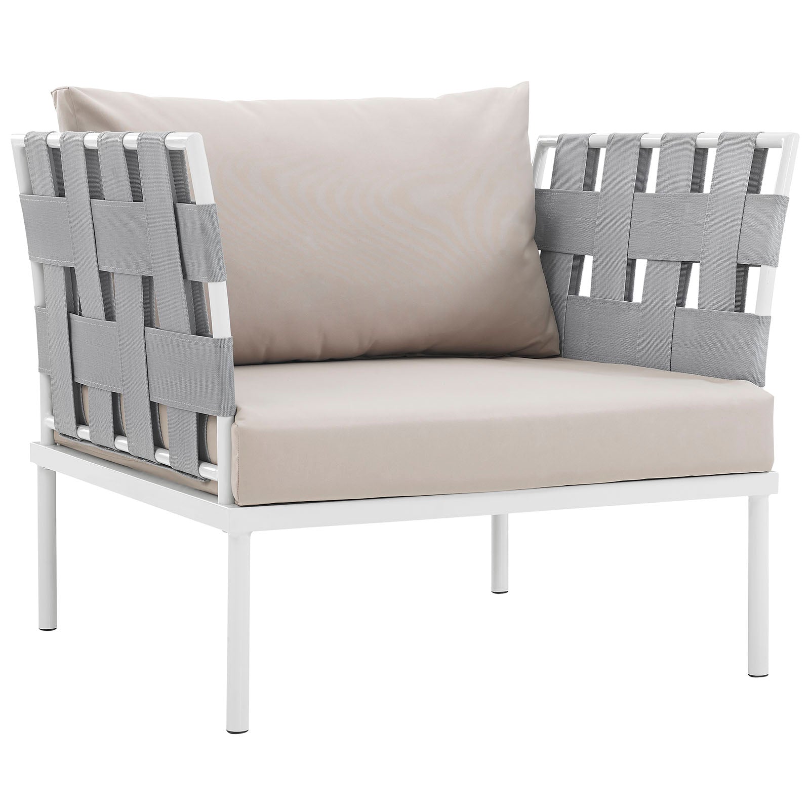 Modway Harmony Outdoor Patio Aluminum Armchair | Outdoor Chairs | 