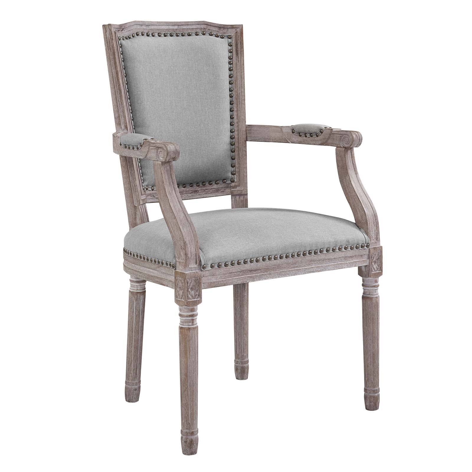 Modway Penchant Vintage French Fabric Dining Armchair | Dining Chairs | Modishstore-5
