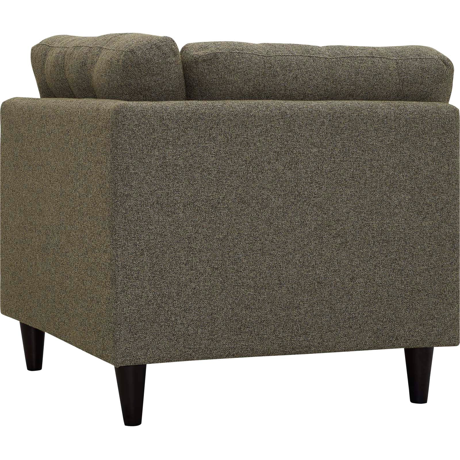 Modway Empress Upholstered Fabric Corner Sofa | Sofas | 
