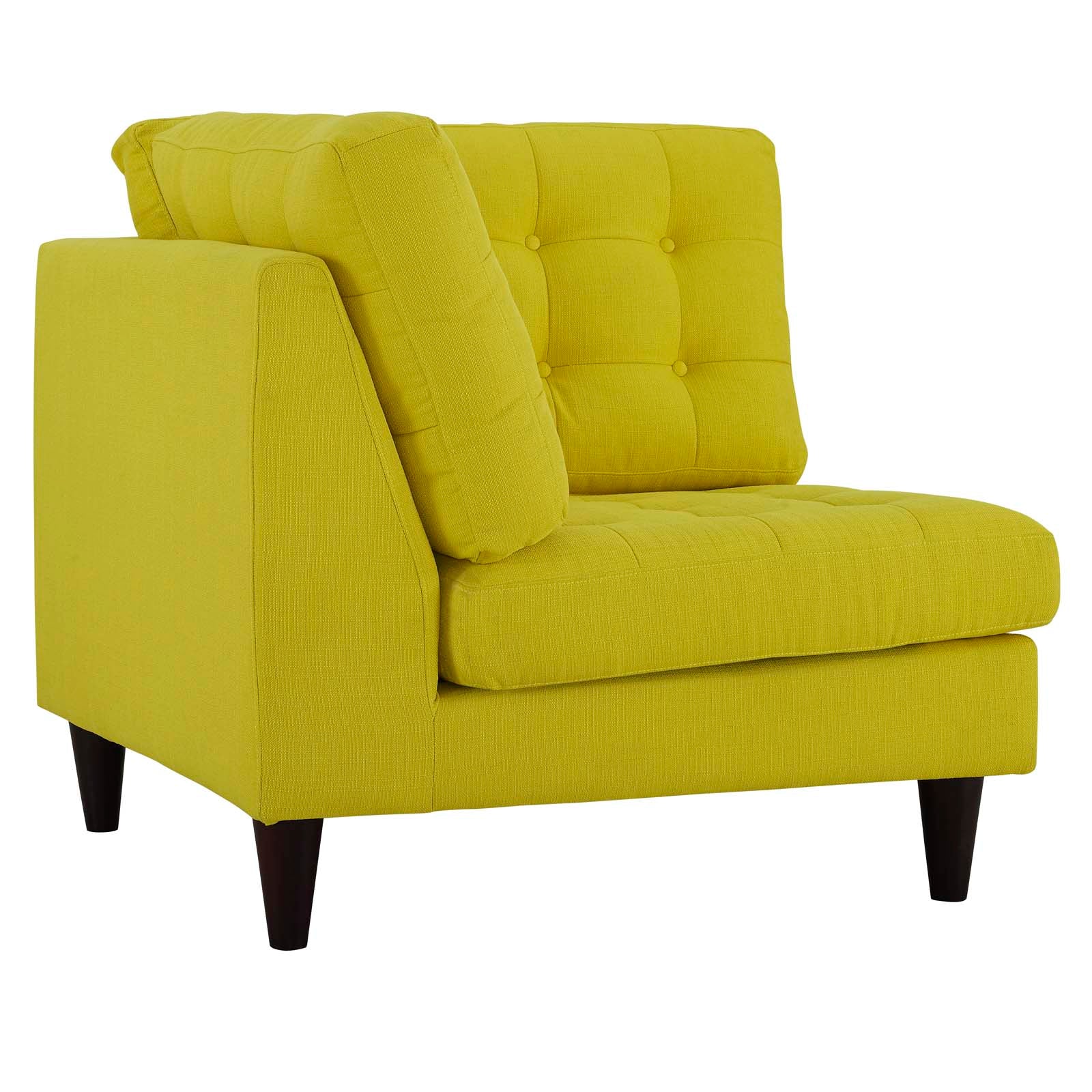 Modway Empress Upholstered Fabric Corner Sofa | Sofas | 