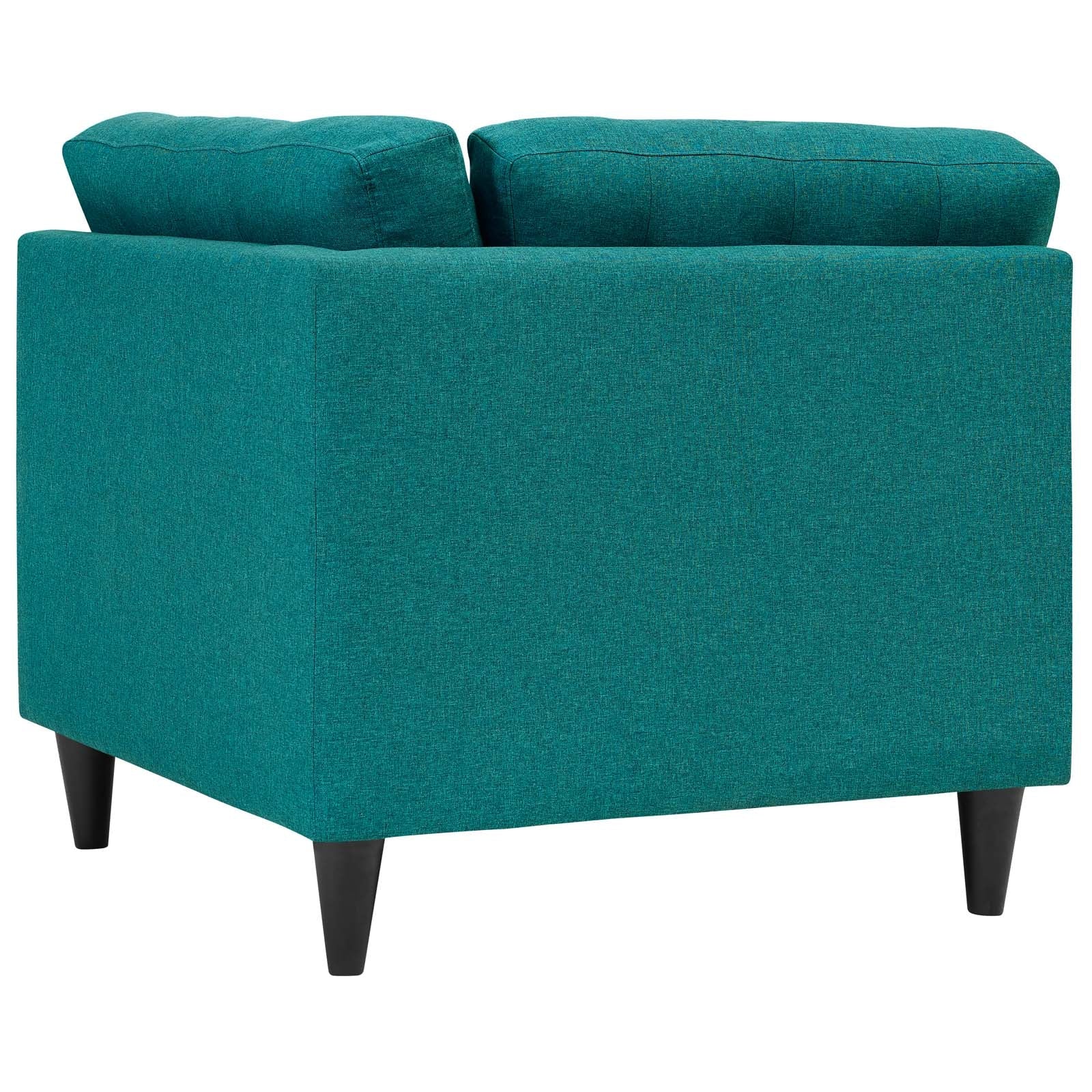 Modway Empress Upholstered Fabric Corner Sofa | Sofas | 