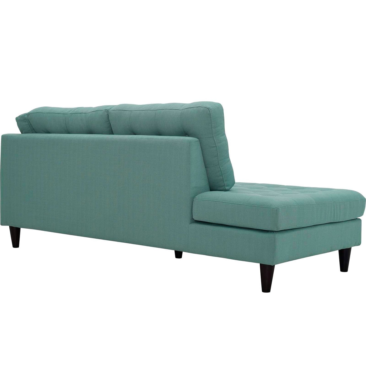Modway Empress Upholstered Fabric Left Facing Bumper | Lounge Chairs | 